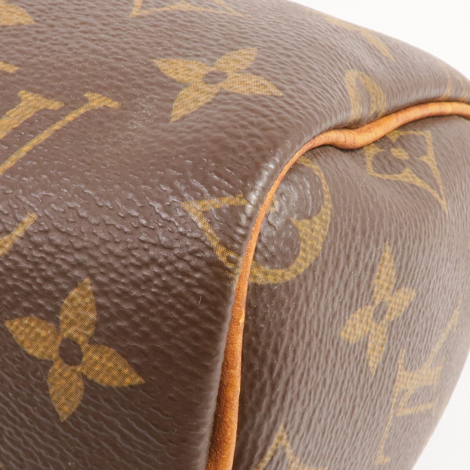 LOUIS VUITTON Monogram Nano Speedy金扣手挽肩背兩用袋棕色