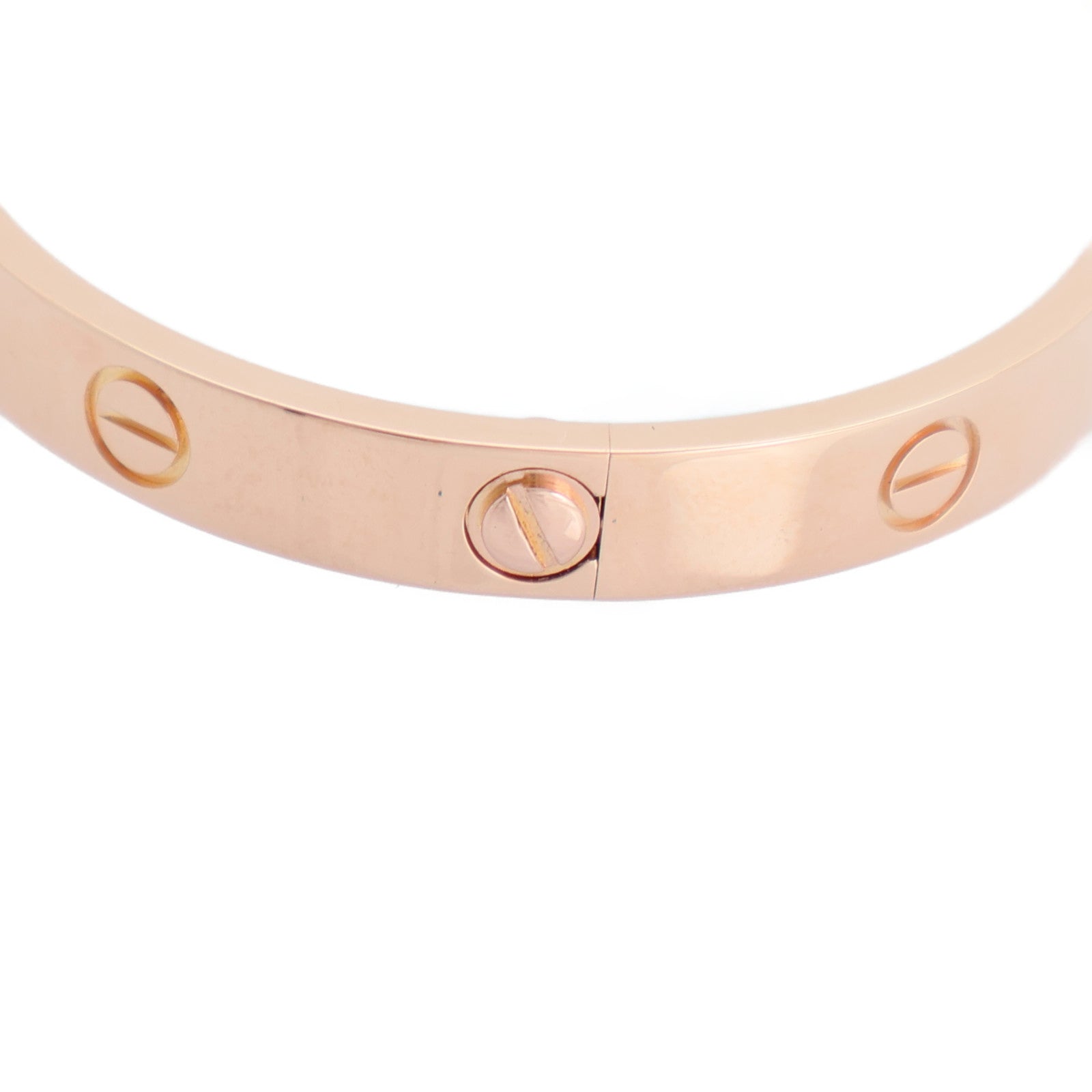 CARTIER 18K玫瑰金Love Bracelet手鏈Cartier#16