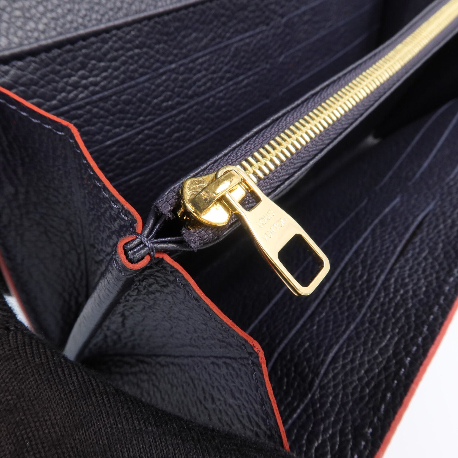 LOUIS VUITTON Monogram Empreinte Sarah金扣長錢包