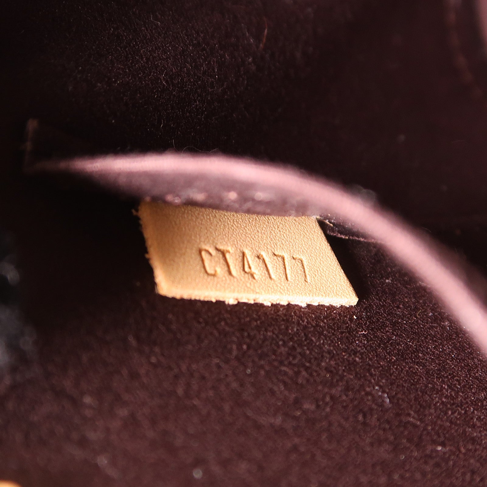 LOUIS VUITTON Vernis Alma BB金扣手挽肩背兩用袋酒紅色