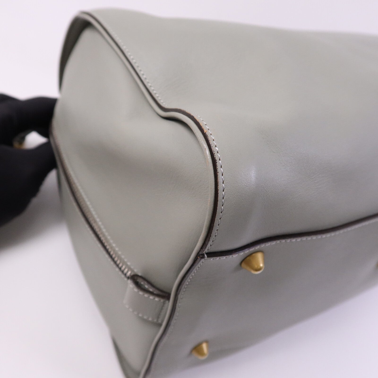 Chloe 牛皮皮革Aurore Handbag金扣手挽袋