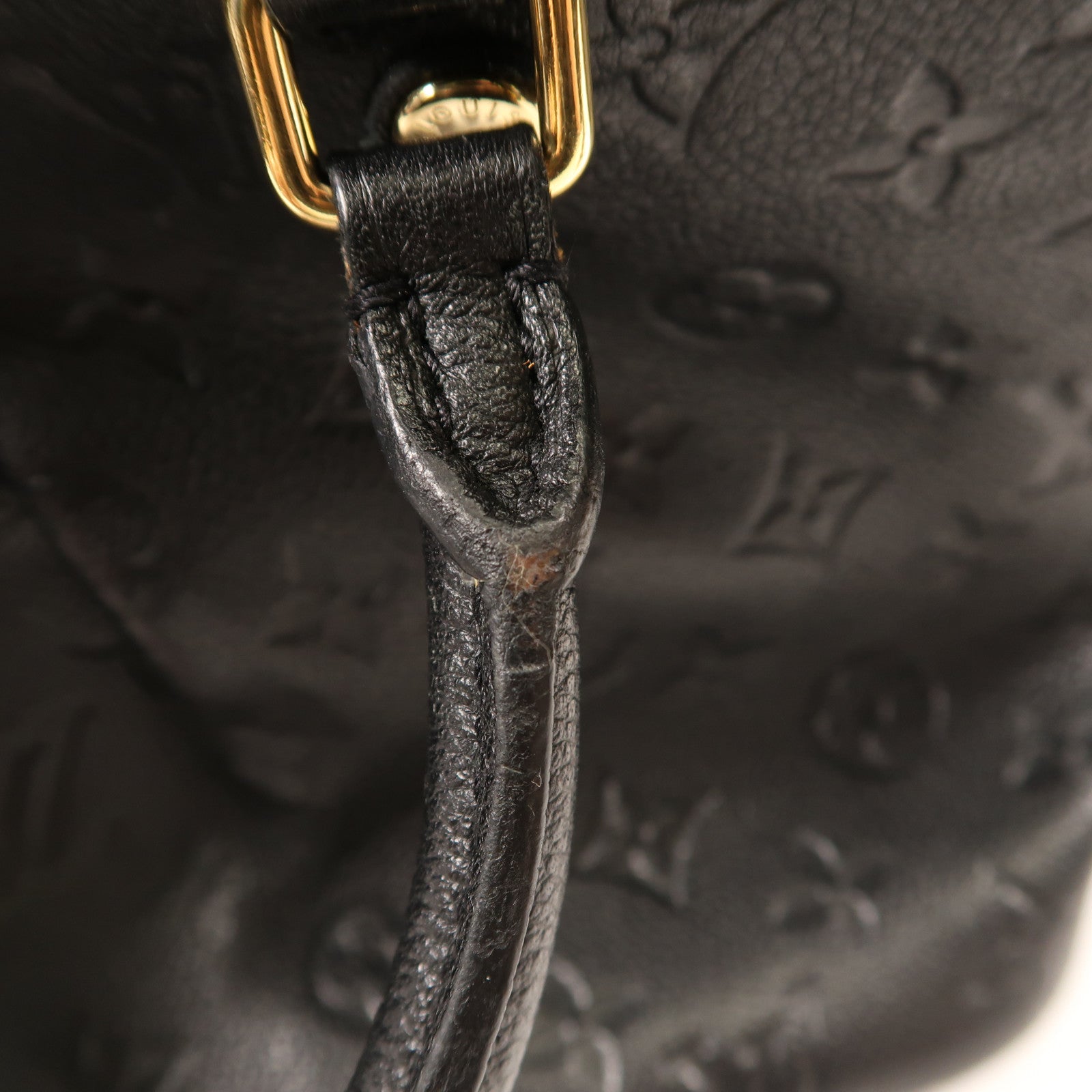 LOUIS VUITTON Monogram Empreinte Mazarine MM金扣手挽肩背兩用袋
