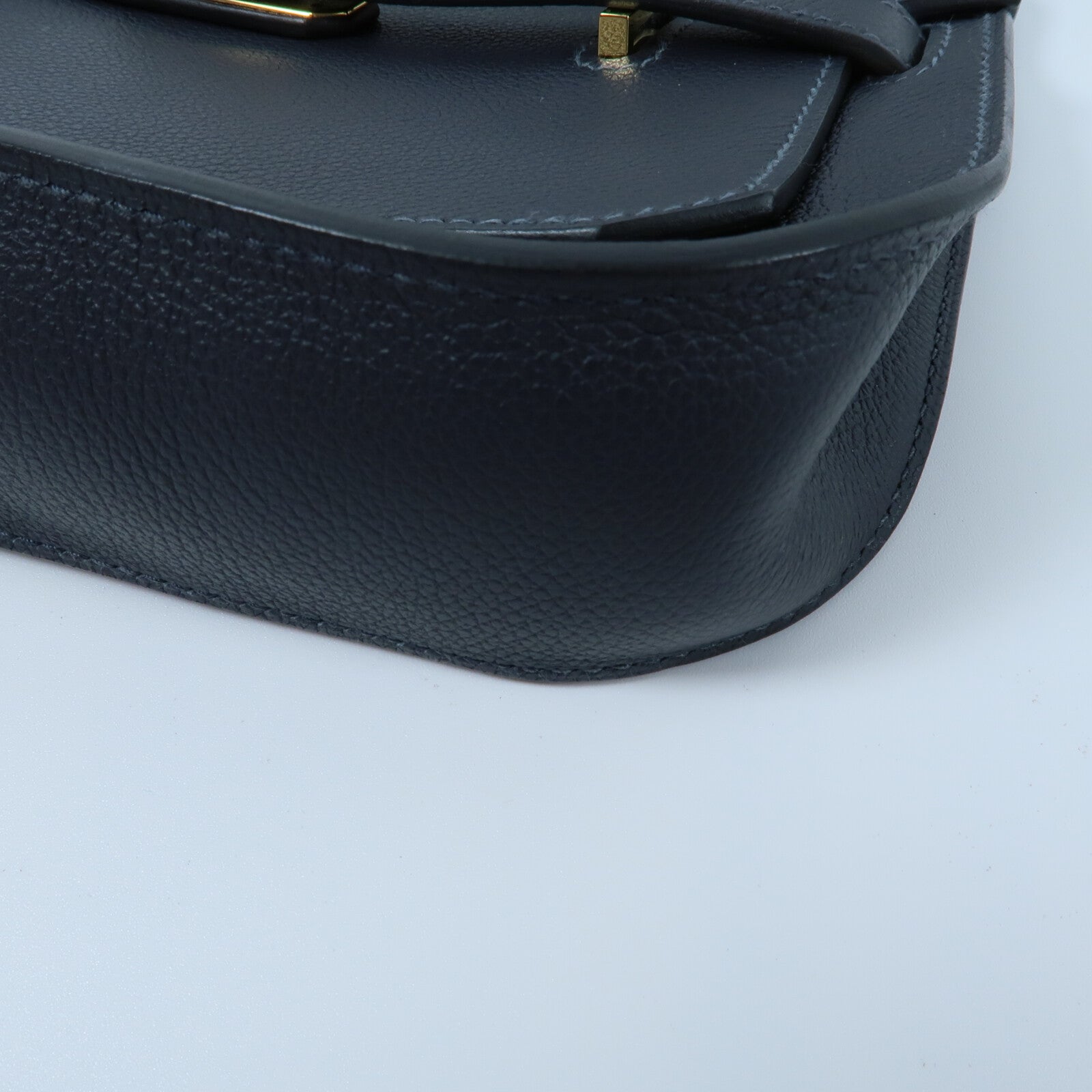 HERMES Evercolor皮革Mini Jypsiere肩背袋Vert Rousseau