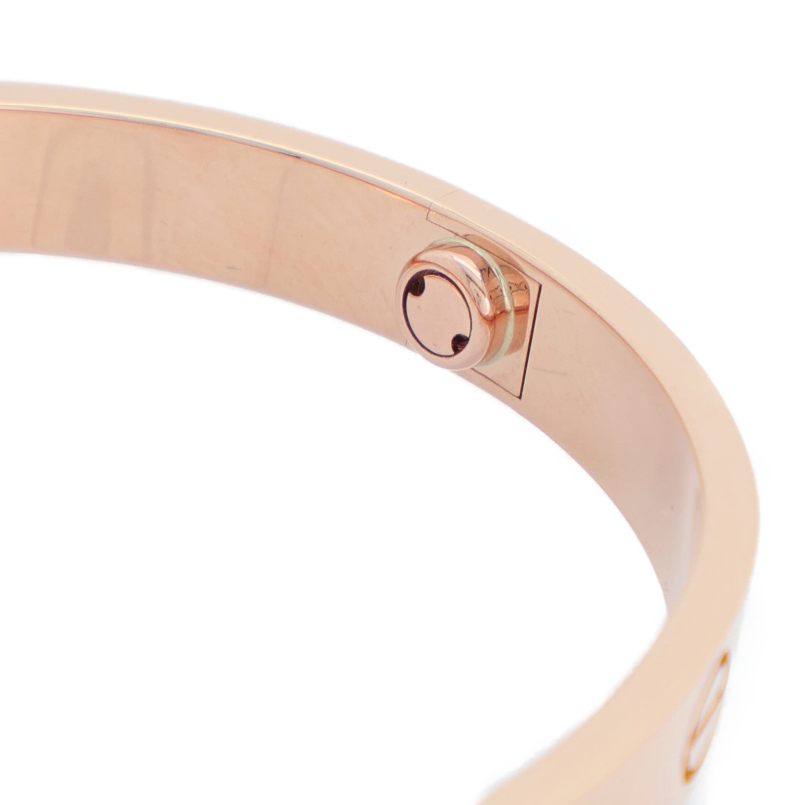 CARTIER 18K玫瑰金Love Bracelet手鏈Cartier#16
