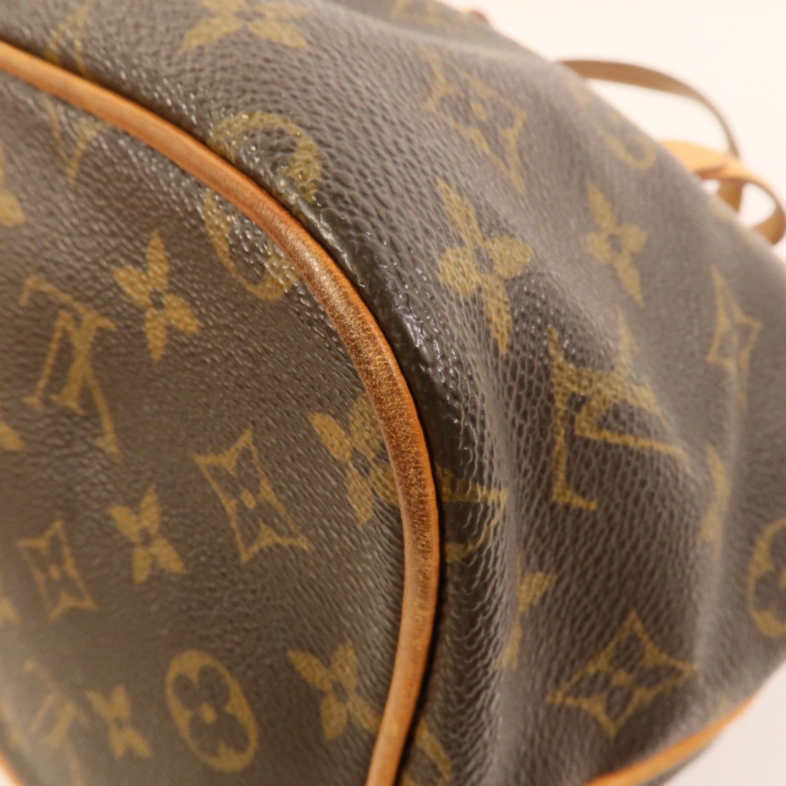 LOUIS VUITTON Monogram Palermo PM金扣手挽肩背兩用袋棕色