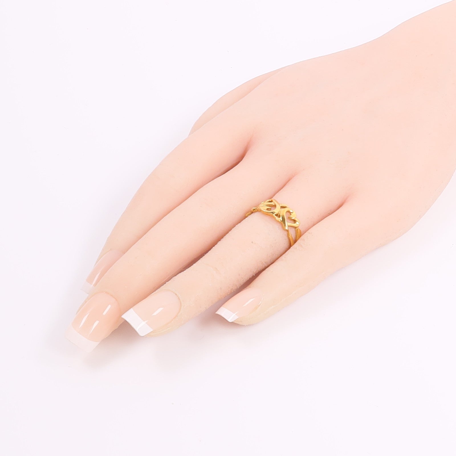 TIFFANY＆CO 18K黃金Paloma Picasso Loving Ring戒指