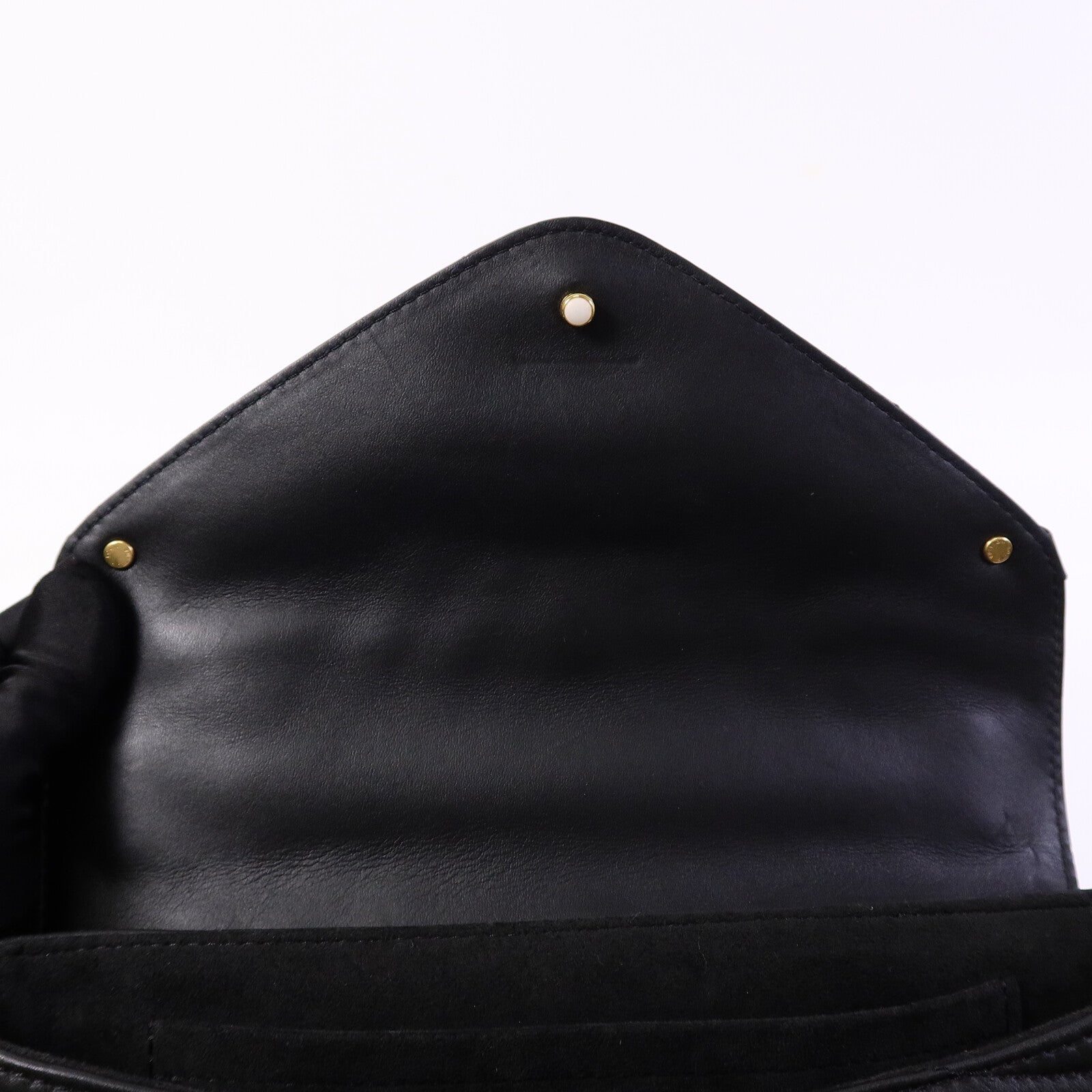 LOUIS VUITTON 牛皮皮革New Wave Chain MM鏈帶手挽肩背兩用袋