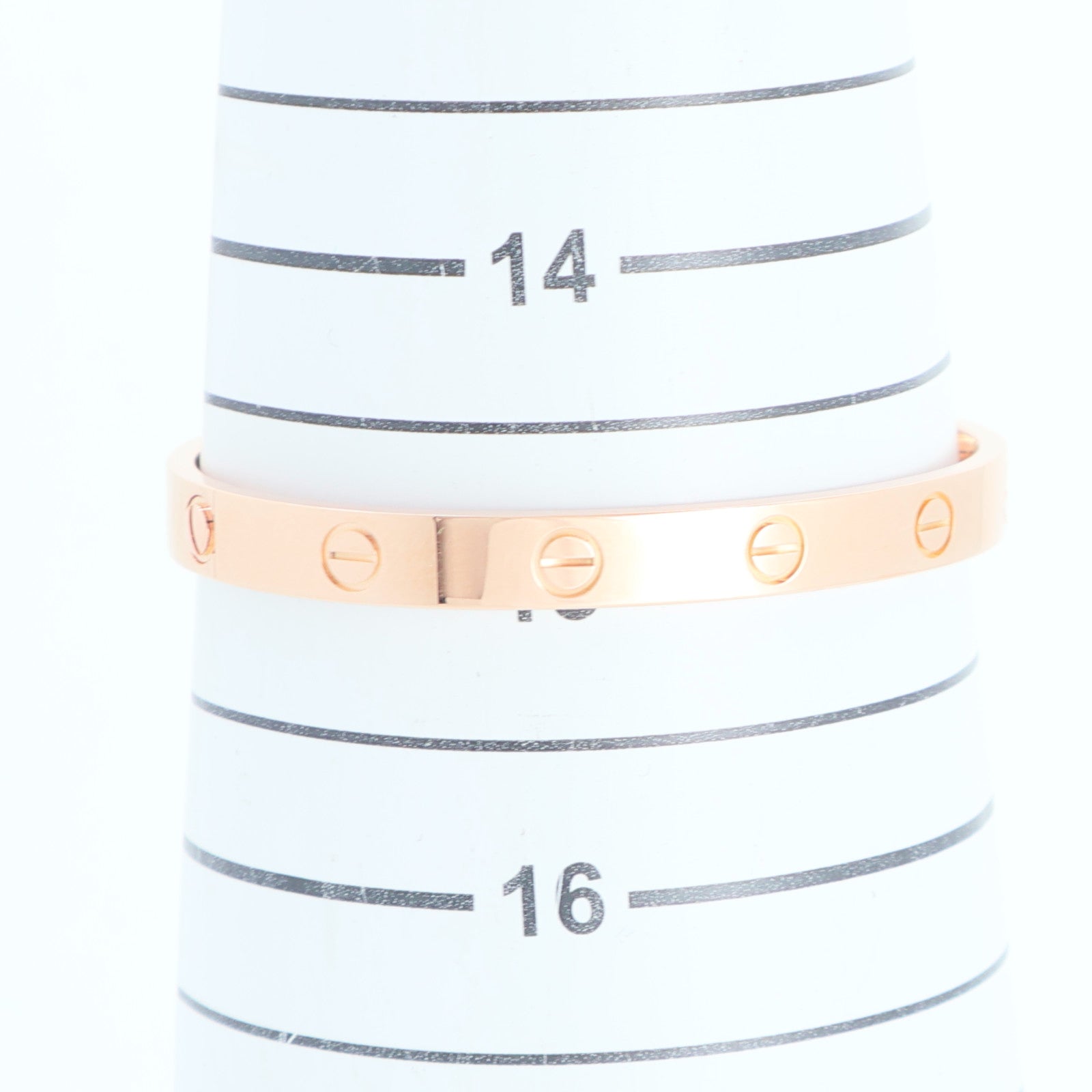 CARTIER 18K玫瑰金Love Bracelet手鏈Cartier#16