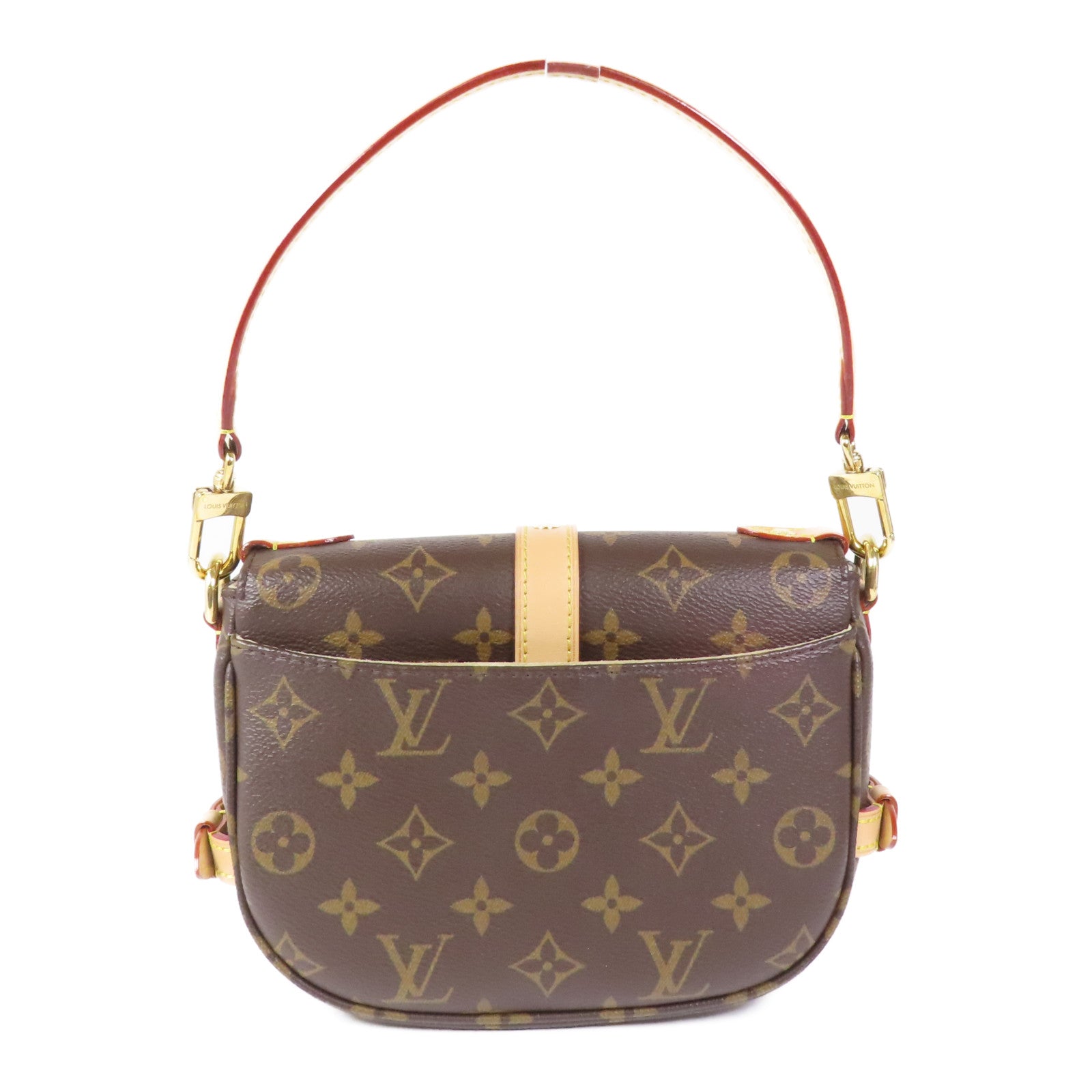 LOUIS VUITTON Monogram Saumur BB金扣手挽肩背兩用袋