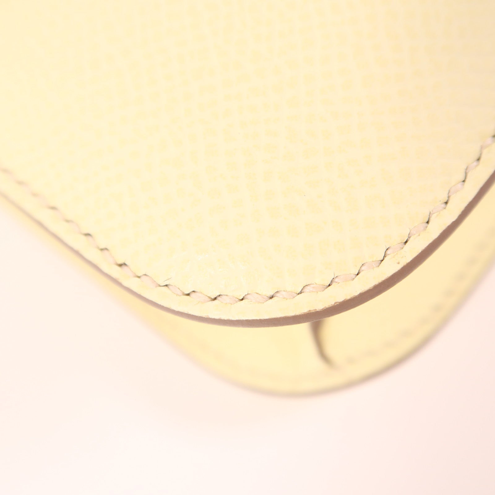 HERMES Epsom皮革Constance Elan銀扣肩背袋Jaune Milton