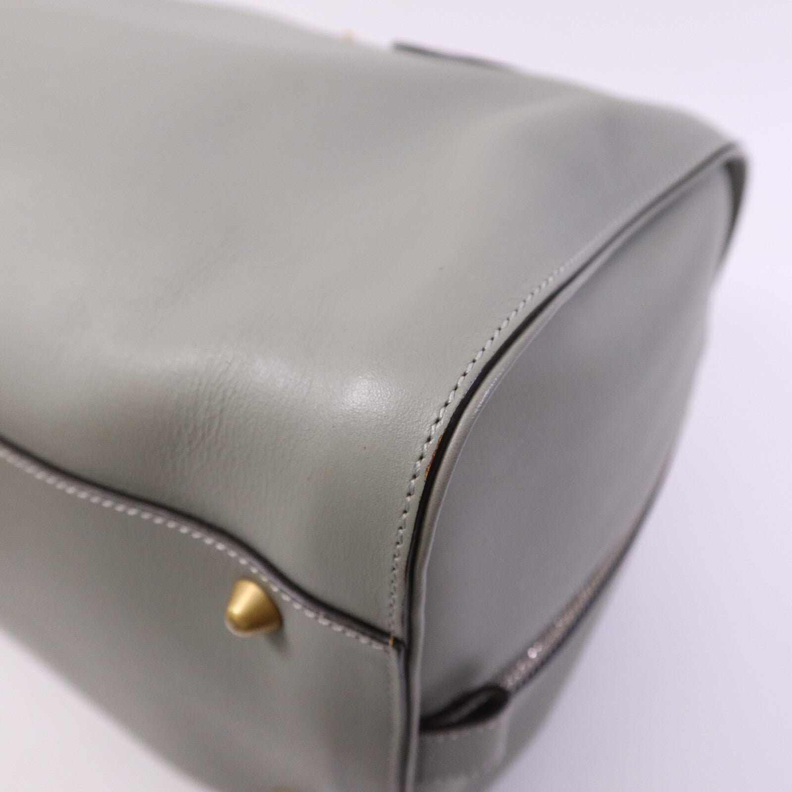 Chloe 牛皮皮革Aurore Handbag金扣手挽袋