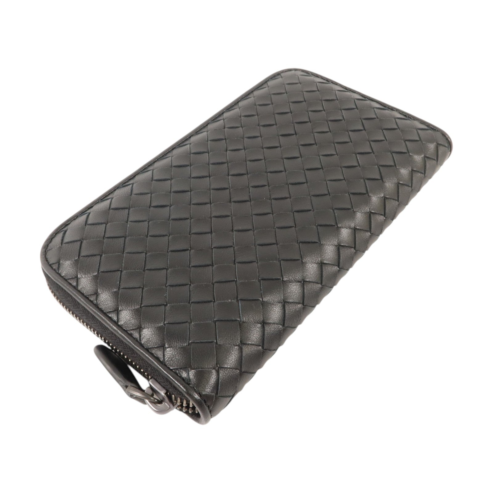 BOTTEGA VENETA 羊皮皮革Zipper Long Wallet長錢包