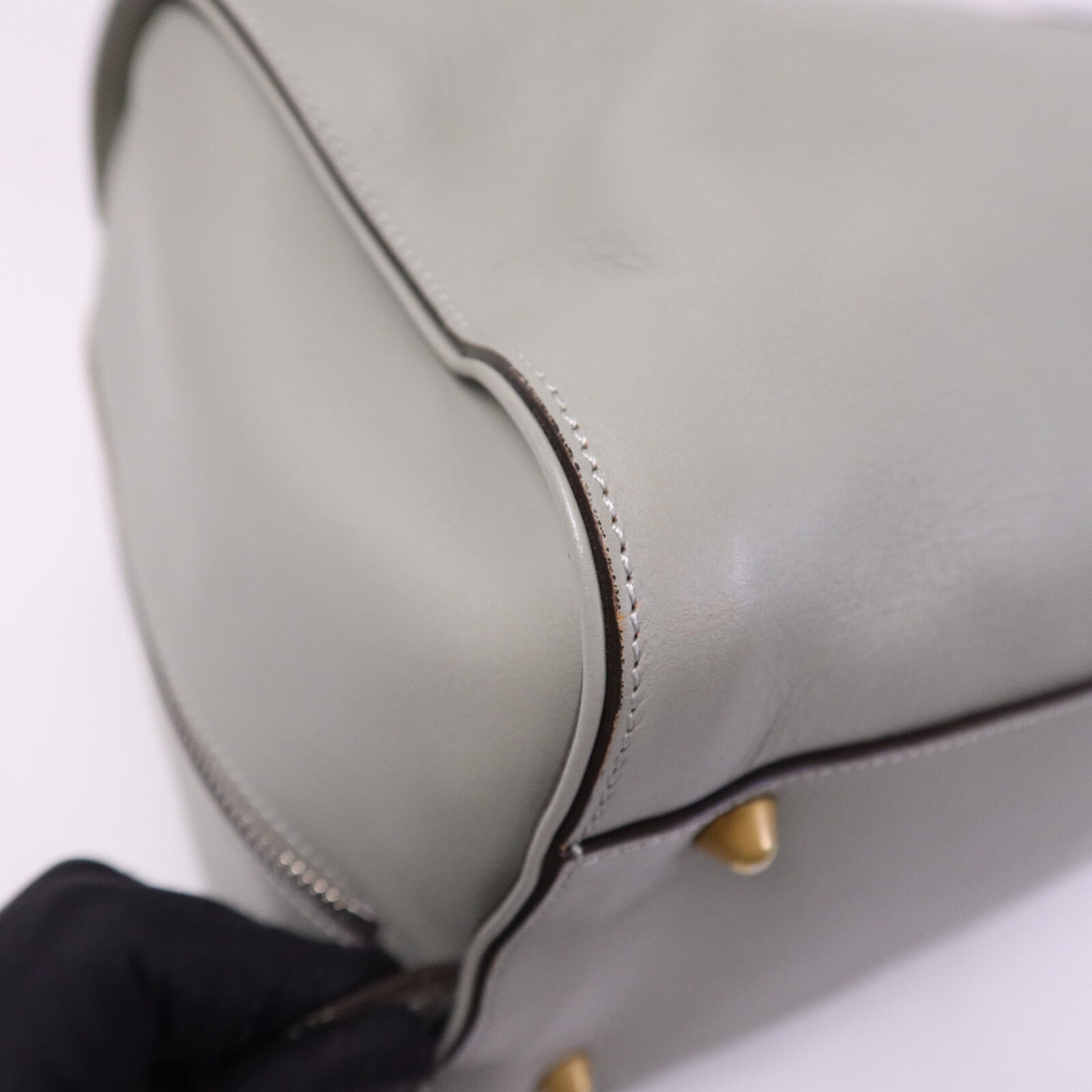 Chloe 牛皮皮革Aurore Handbag金扣手挽袋