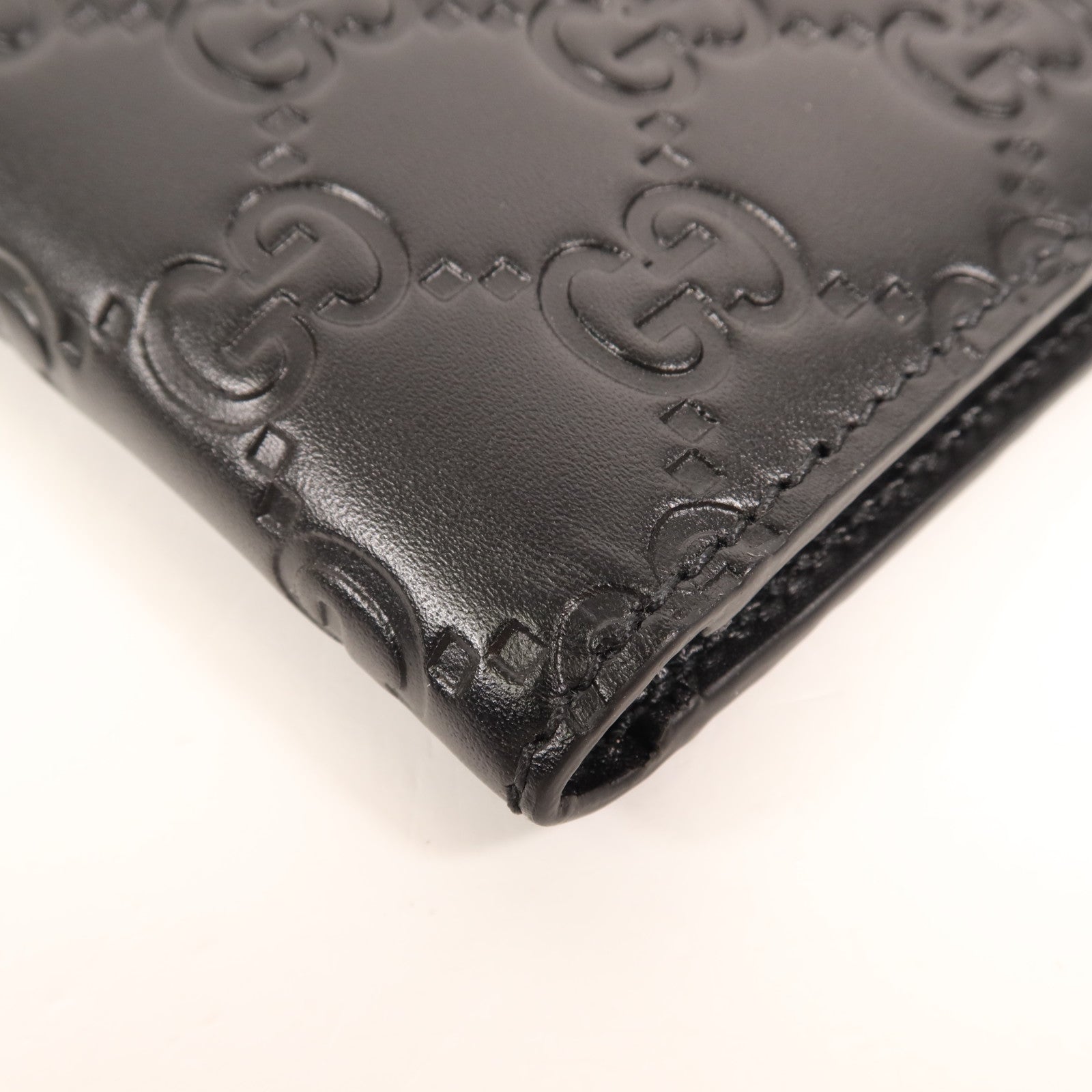 GUCCI 牛皮皮革Wallet銀扣錢包