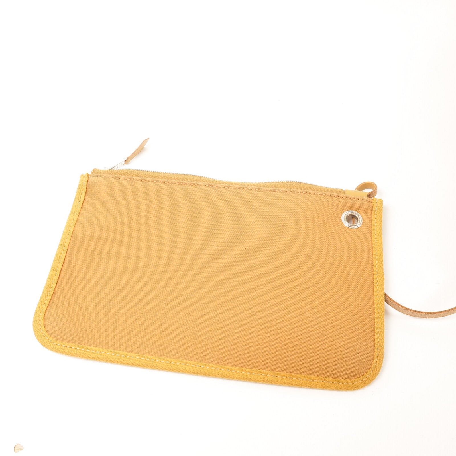 HERMES 帆布Herbag PM手挽肩背兩用袋Etoupe/Natural Sable