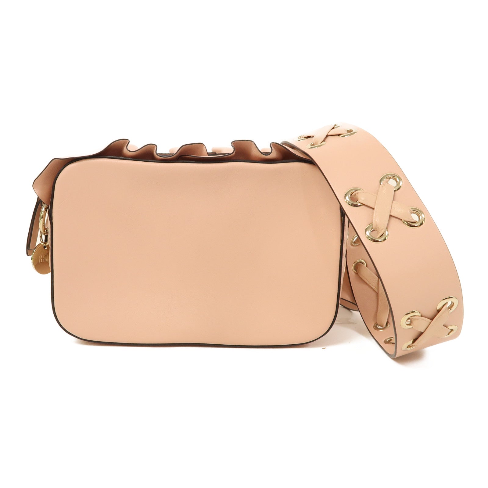 Valentino 牛皮皮革Shoulder Bag肩背袋粉紅色