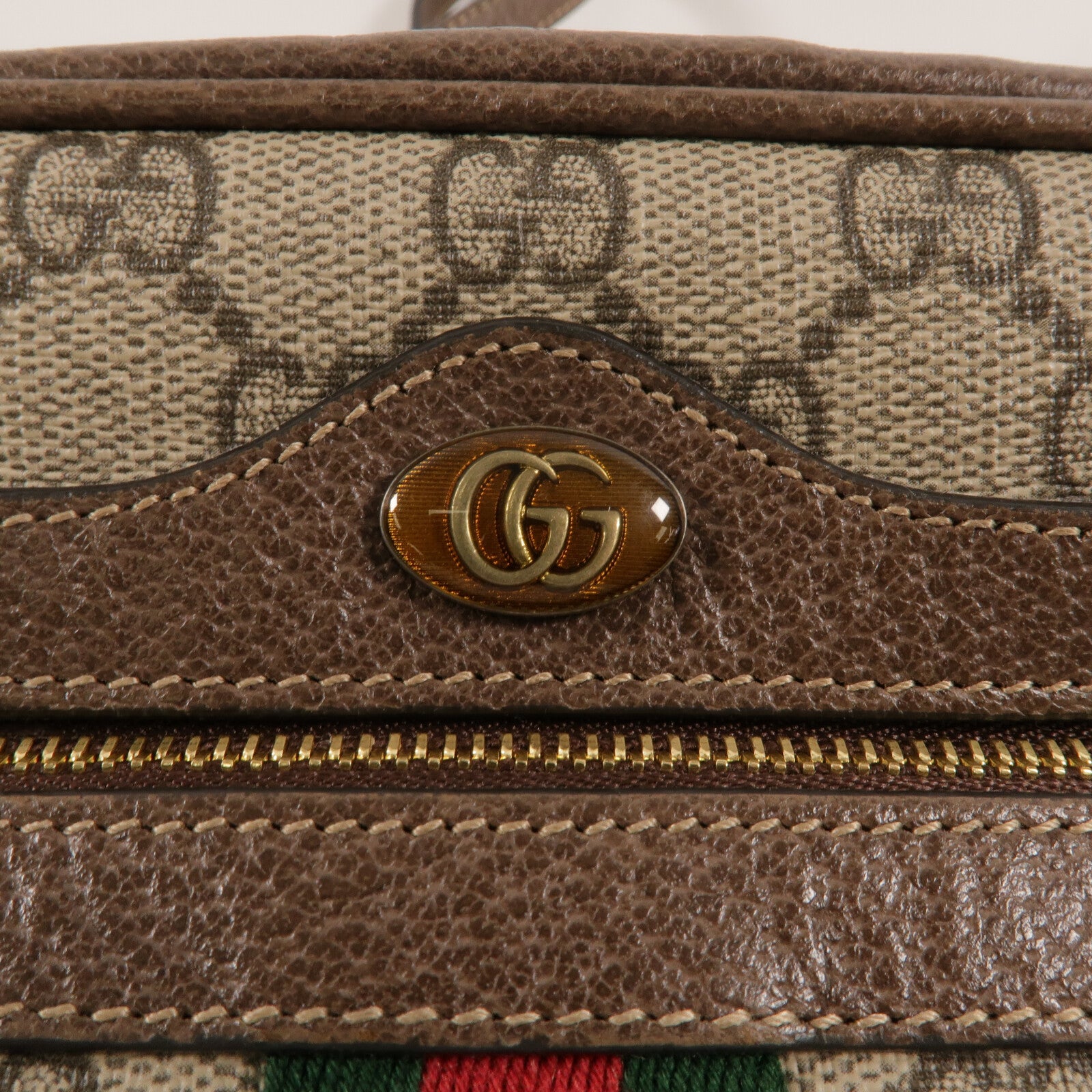 GUCCI 塗層帆布Ophidia Mini肩背袋