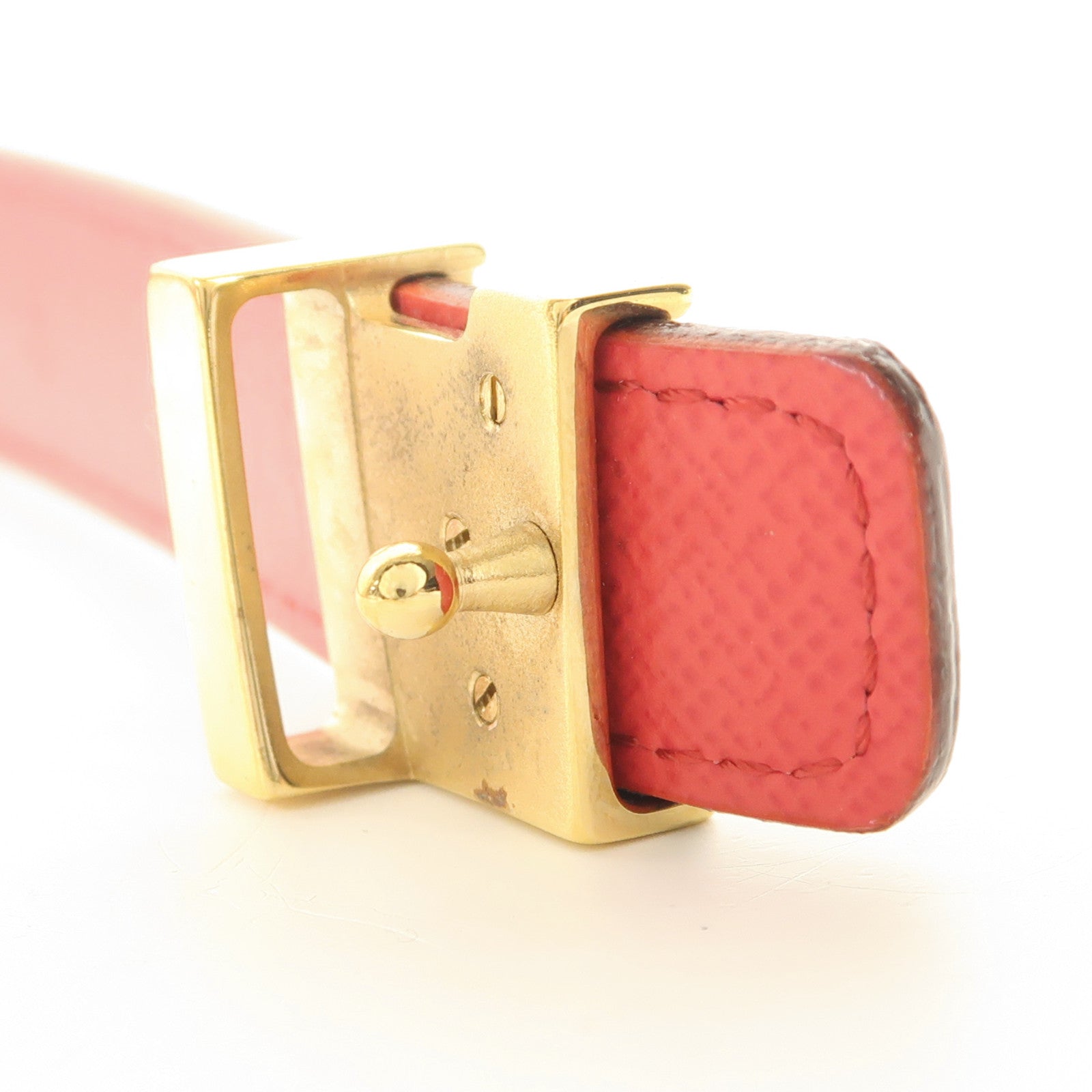 LOUIS VUITTON Monogram Multicolor Initiales Belt金扣皮帶