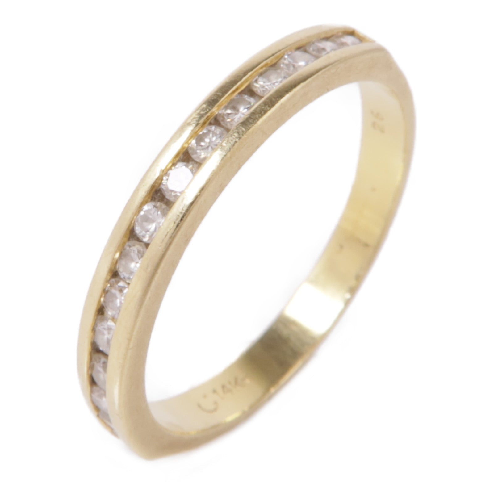 JEWELRY 14K黃金Diamond Ring鑽石戒指US#6.25