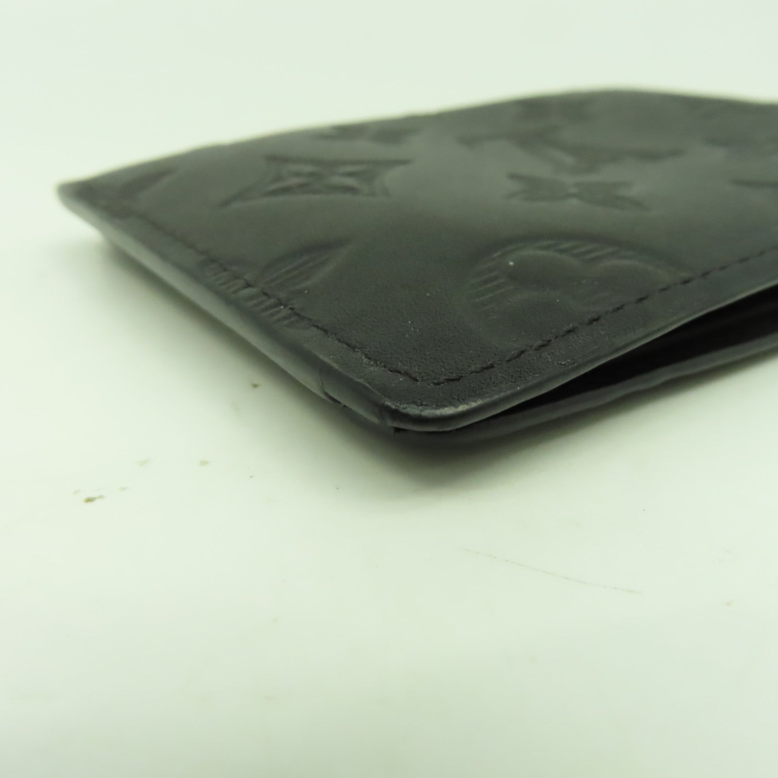 LOUIS VUITTON Monogram Shadow Multiple Wallet錢包黑色