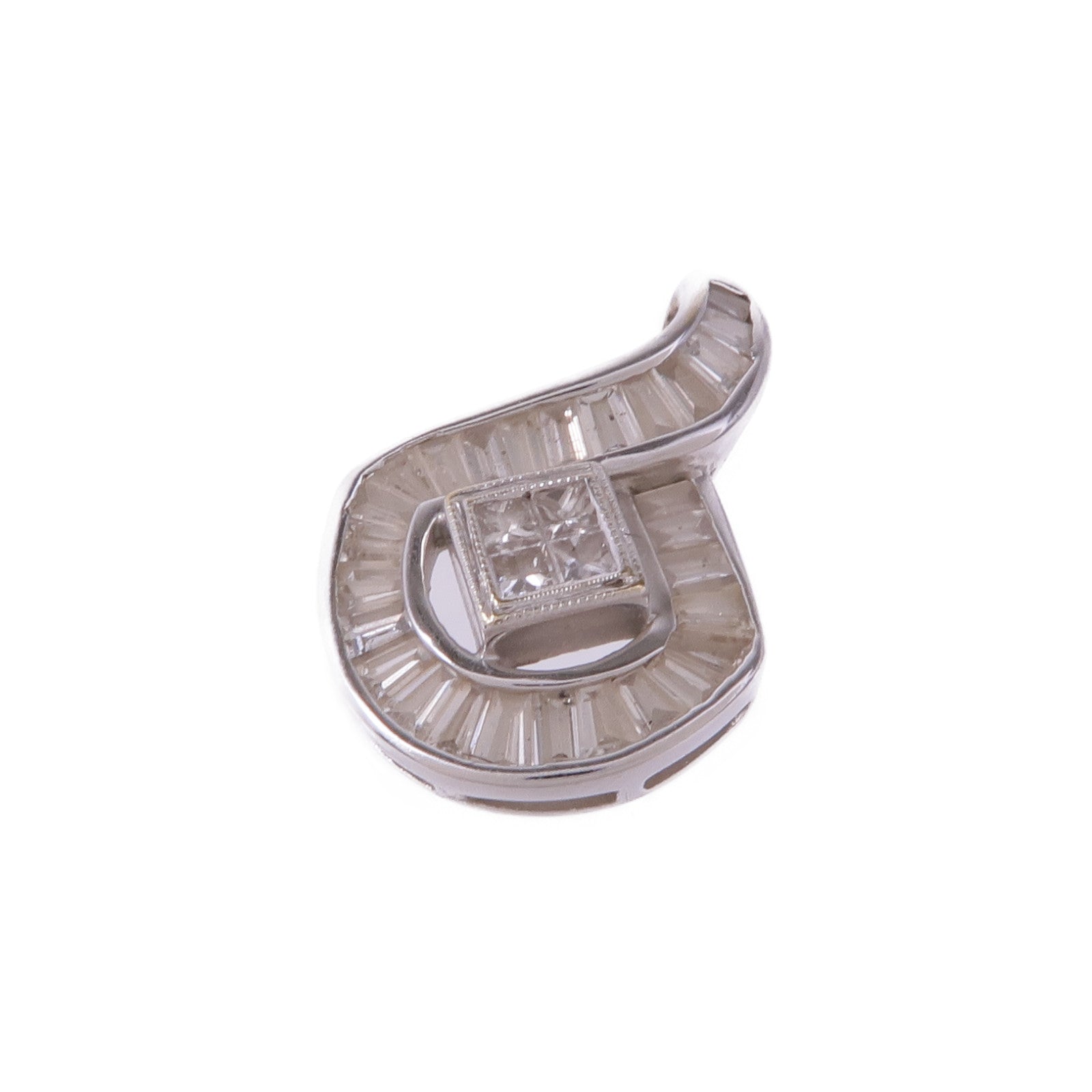 JEWELRY 18K白金Diamond Pandent鑽石吊墜