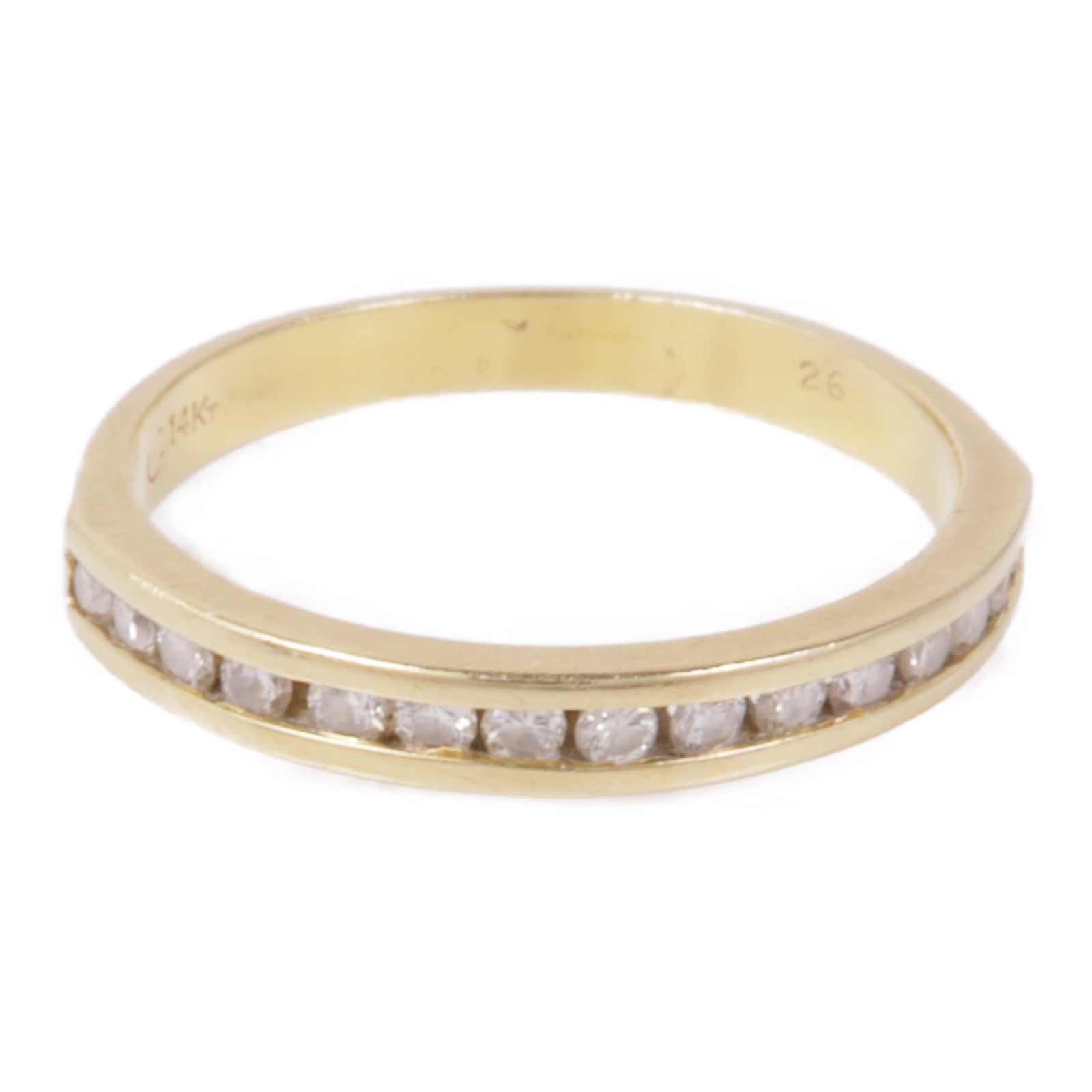 JEWELRY 14K黃金Diamond Ring鑽石戒指US#6.25