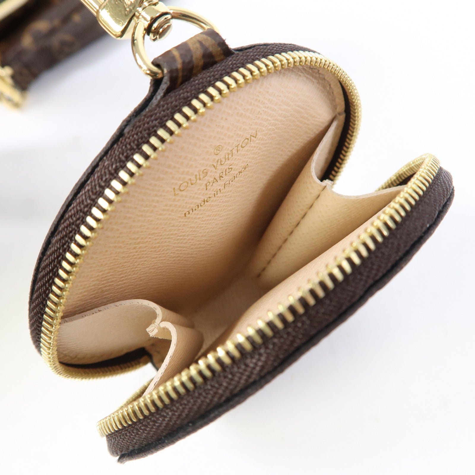 LOUIS VUITTON Monogram Multi Pochette Accessoires金扣肩背袋啡色