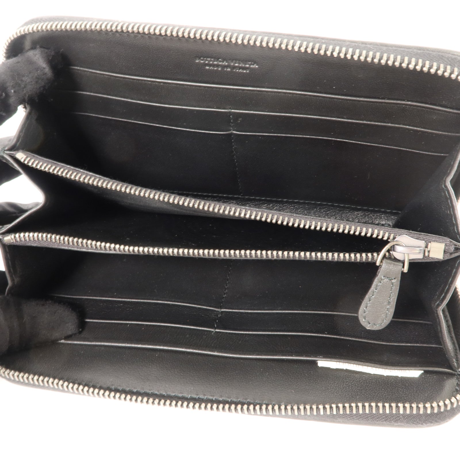 BOTTEGA VENETA 羊皮皮革Zipper Long Wallet長錢包