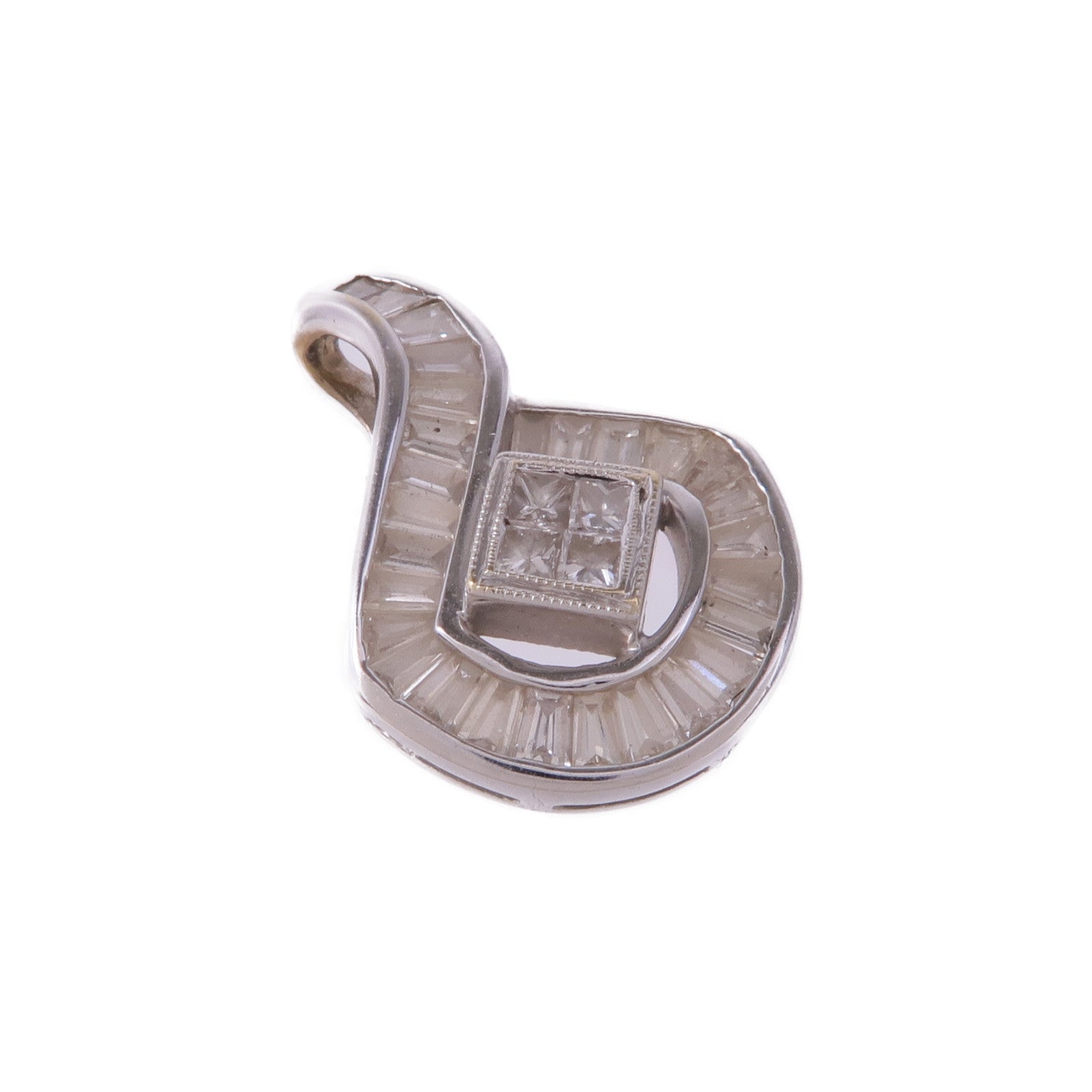 JEWELRY 【激減優惠】18K白金Diamond Pandent鑽石吊墜