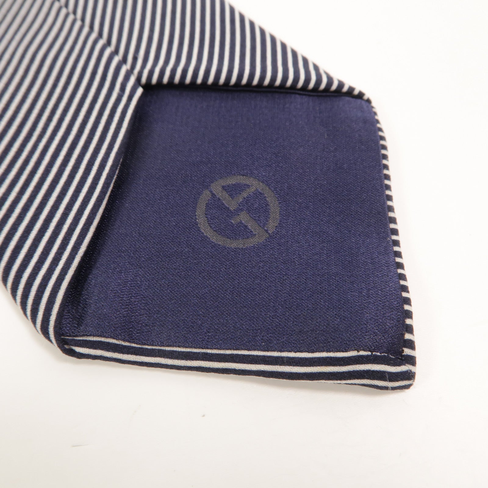 ARMANI 絲質Pure Silk Tie With Jacquard Stripes領帶
