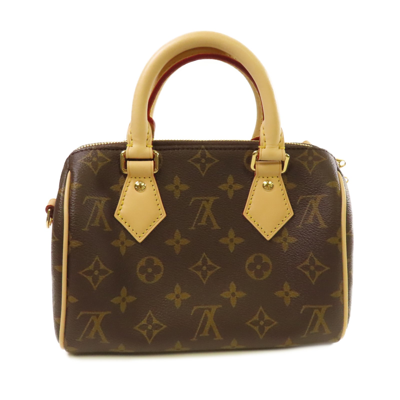 LOUIS VUITTON Monogram Speedy Bandouliere 20 2Way Shoulder Bag金扣手挽肩背兩用袋啡色