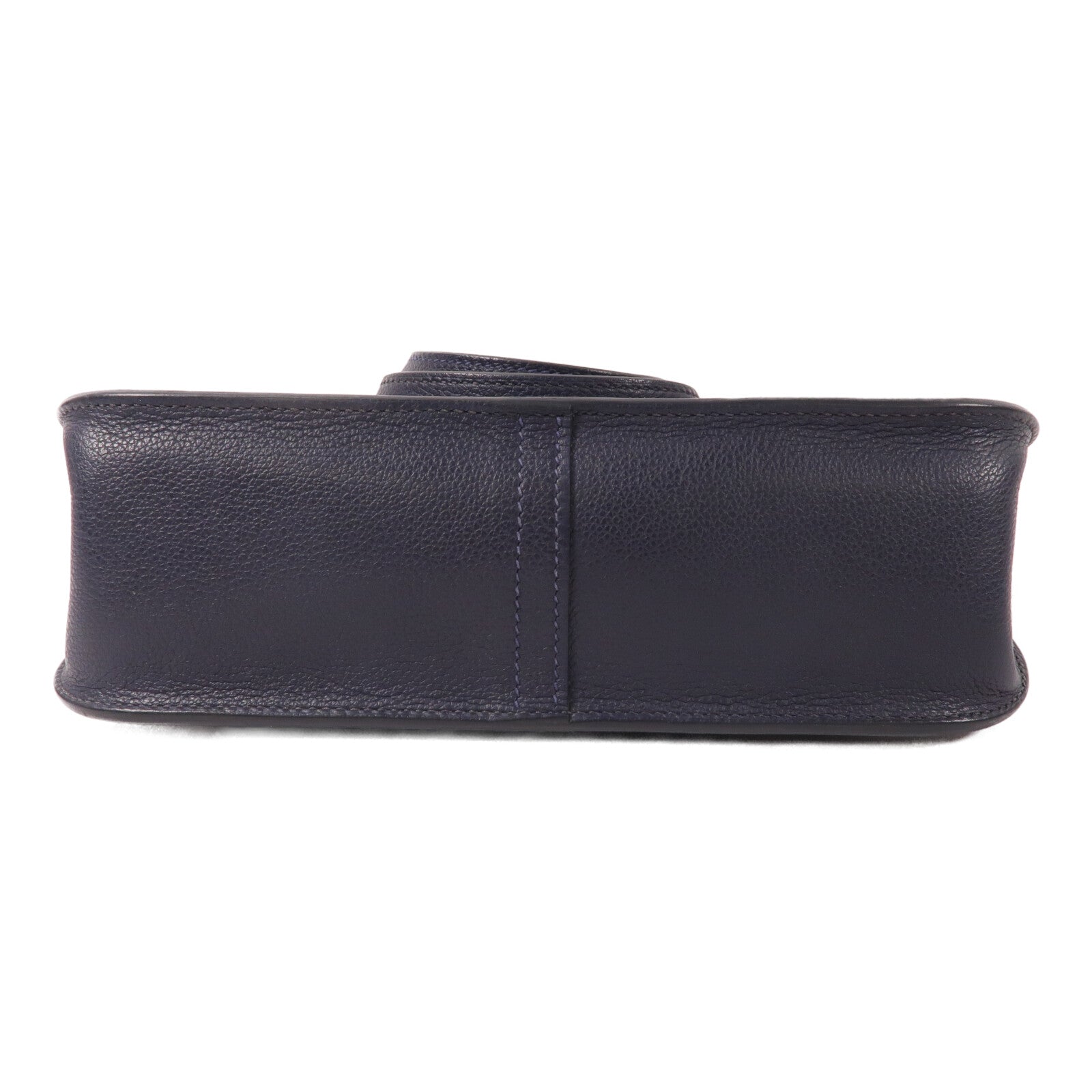 HERMES Evercolor皮革Halzan 25手挽肩背兩用袋Bleu Nuit