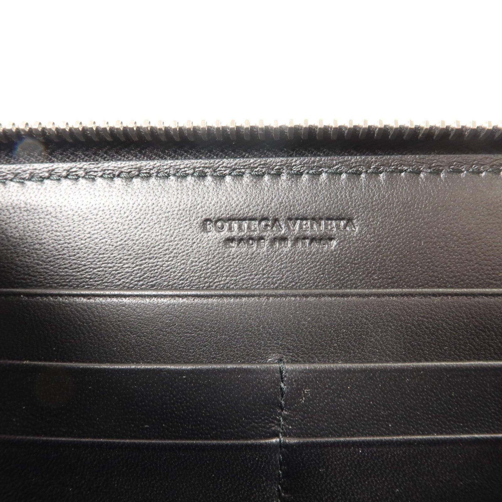 BOTTEGA VENETA 羊皮皮革Zipper Long Wallet長錢包