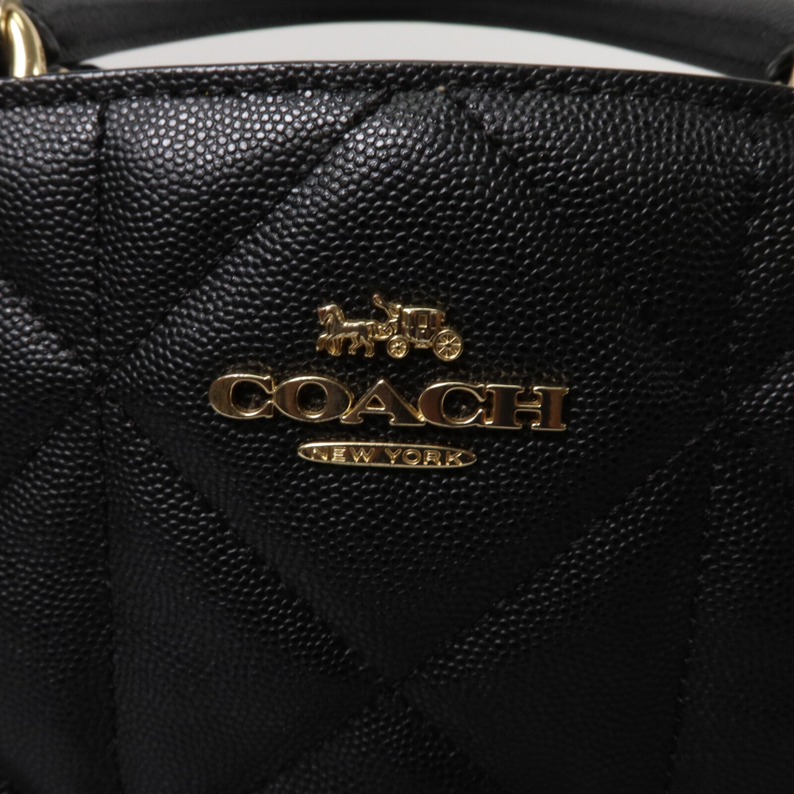 COACH 牛皮皮革2 Way Shoulder手挽肩背兩用袋