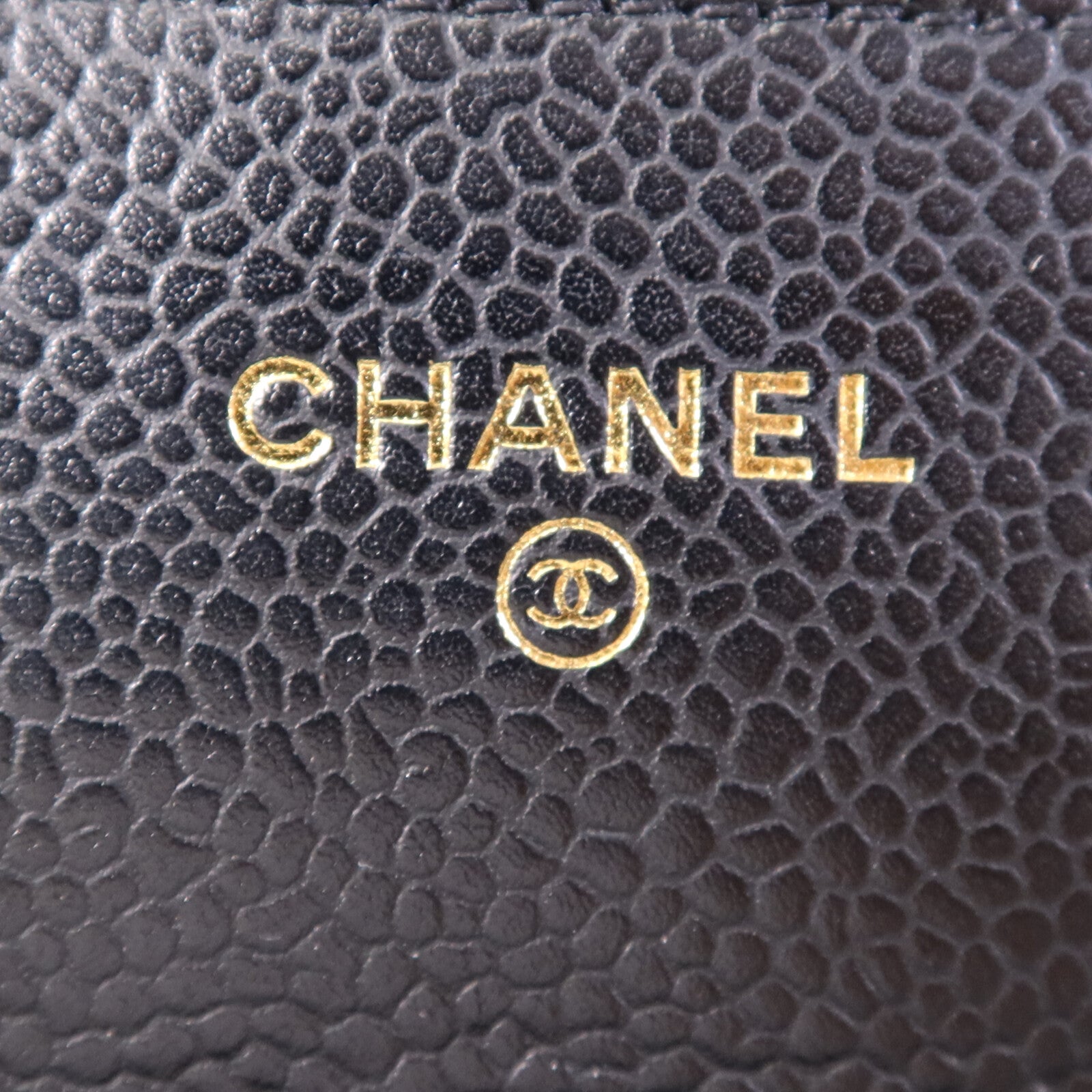 CHANEL 牛皮皮革Wallet On Chain金扣肩背袋