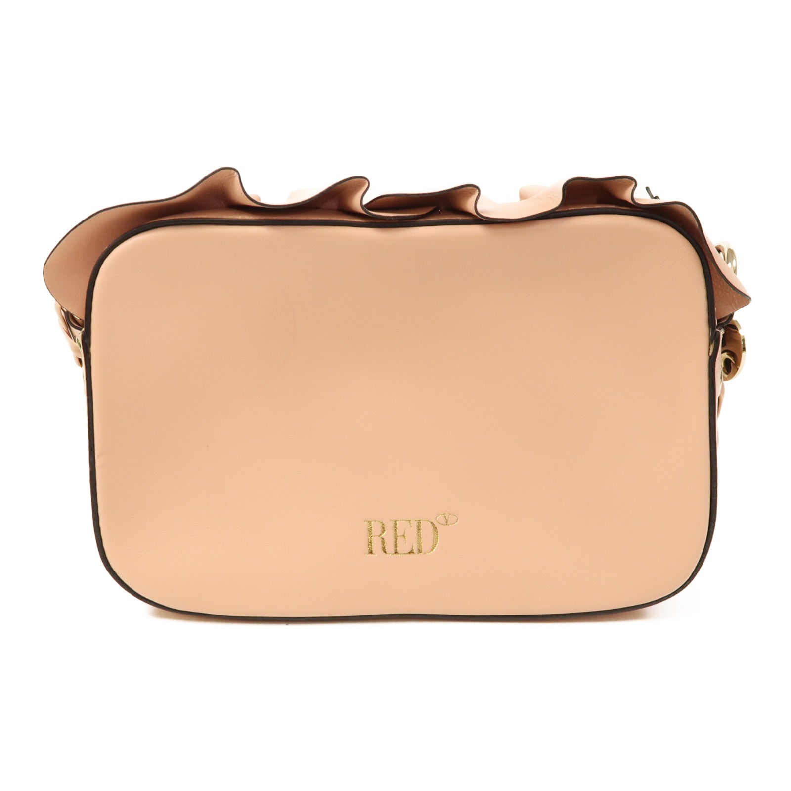 Valentino 牛皮皮革Shoulder Bag肩背袋粉紅色