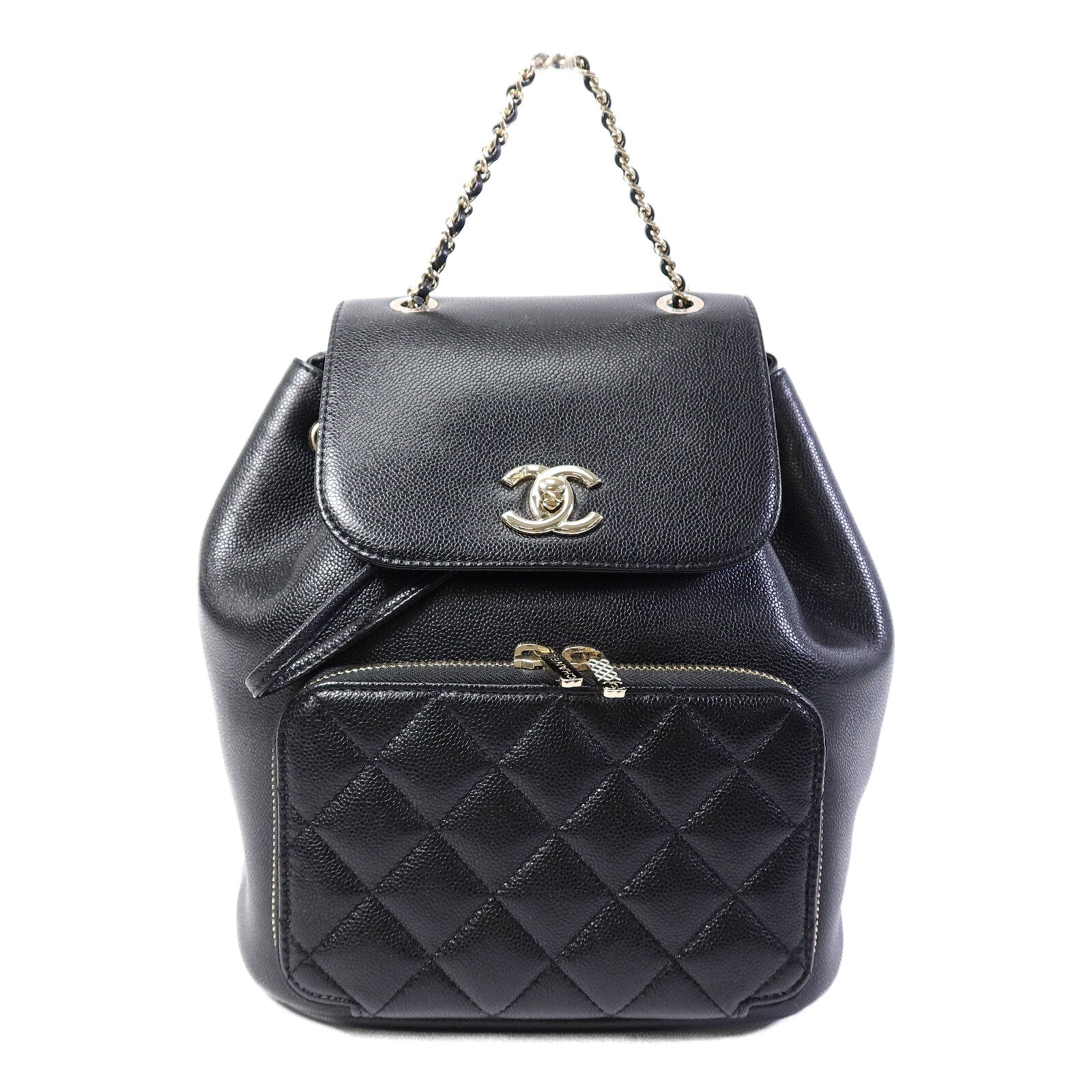 CHANEL 牛皮皮革Business Affinity Backpack背包