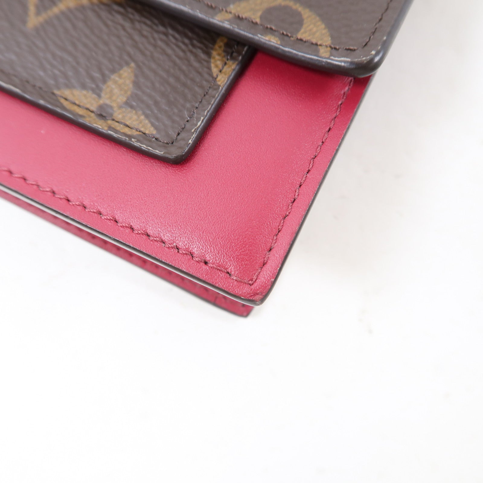 LOUIS VUITTON LV GHW Portefeuille Flore Chain Shoulder Bag M69578 Monogram Brown