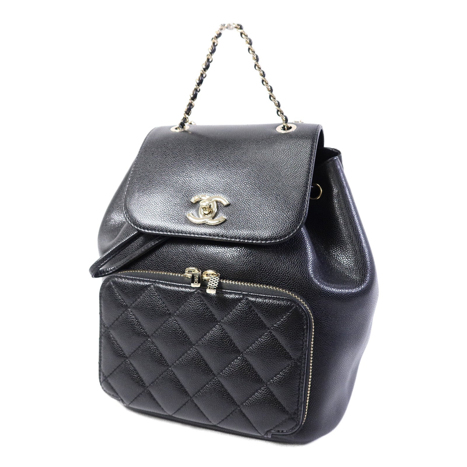 CHANEL 牛皮皮革Business Affinity Backpack背包