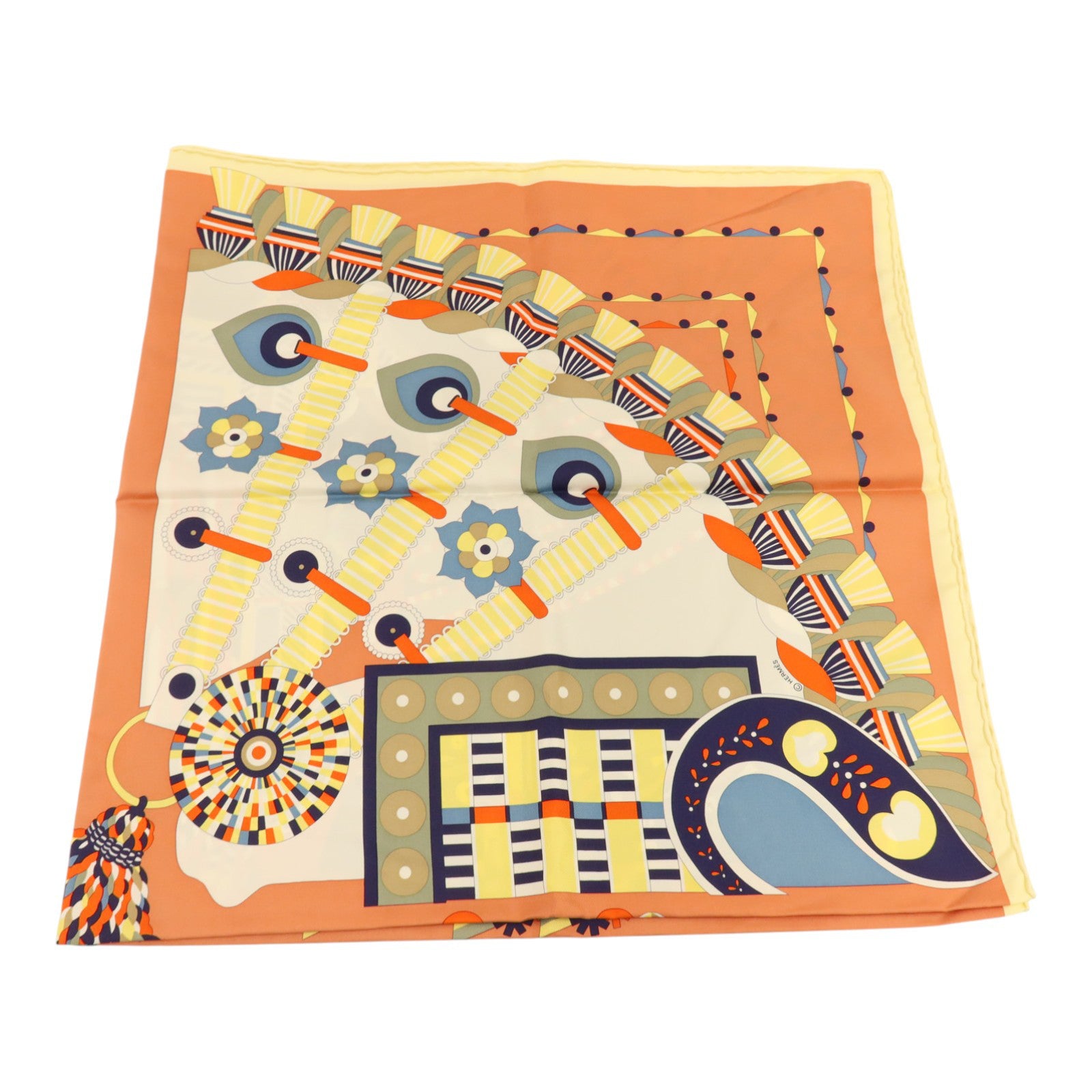 HERMES 絲質Scarf 90x90cm絲巾