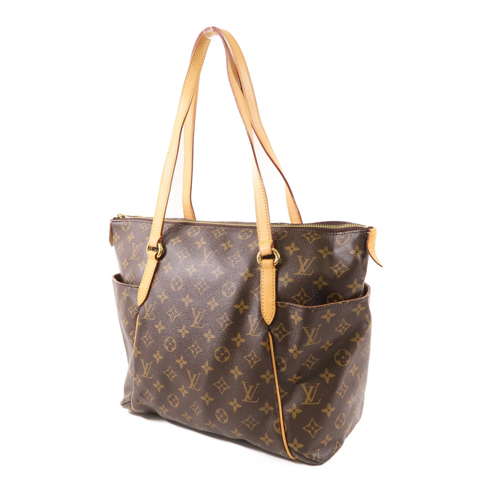LOUIS VUITTON LV GHW Totally MM Shoulder Tote Bag M56689 Monogram Brown