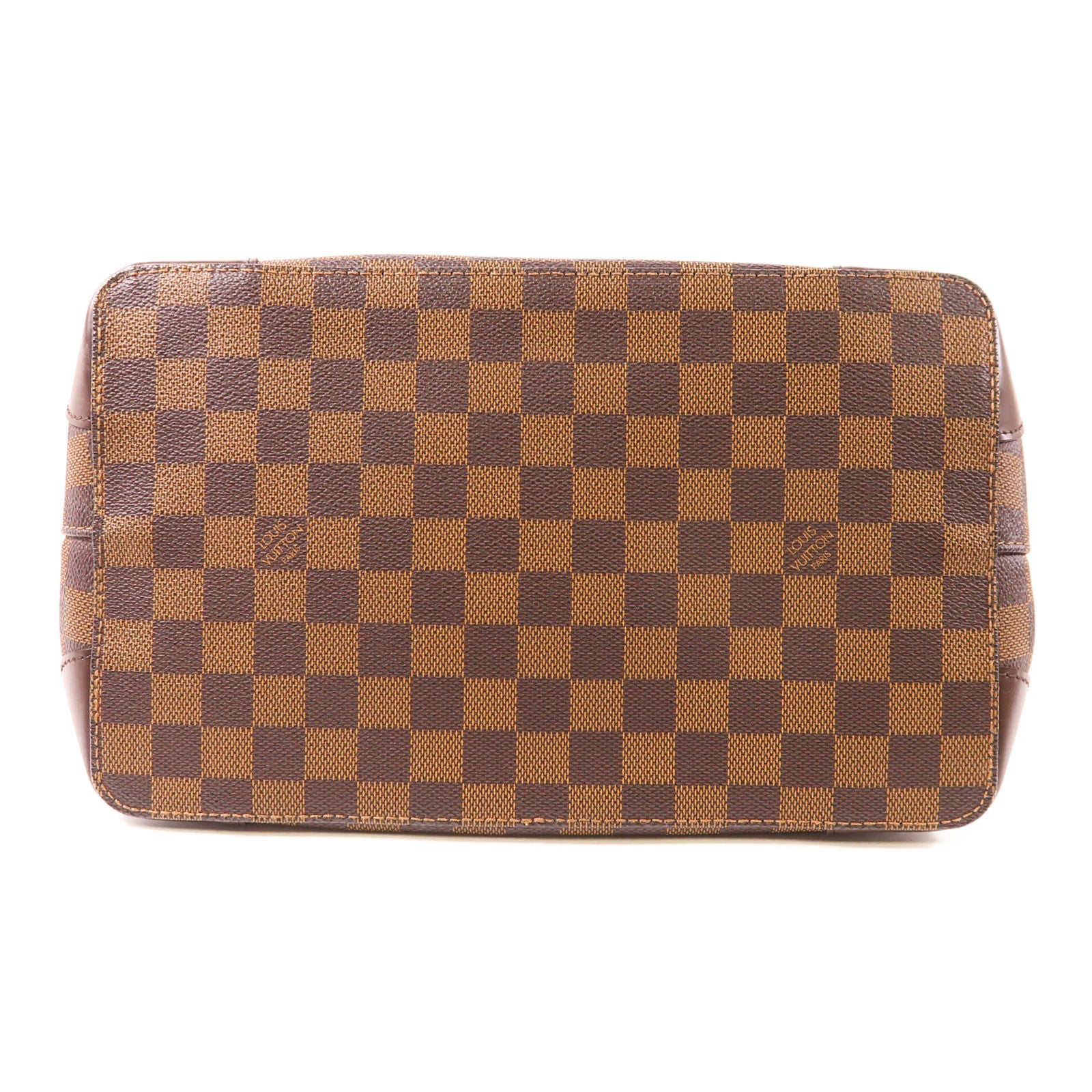 LOUIS VUITTON Damier Hampstead PM金扣手挽袋