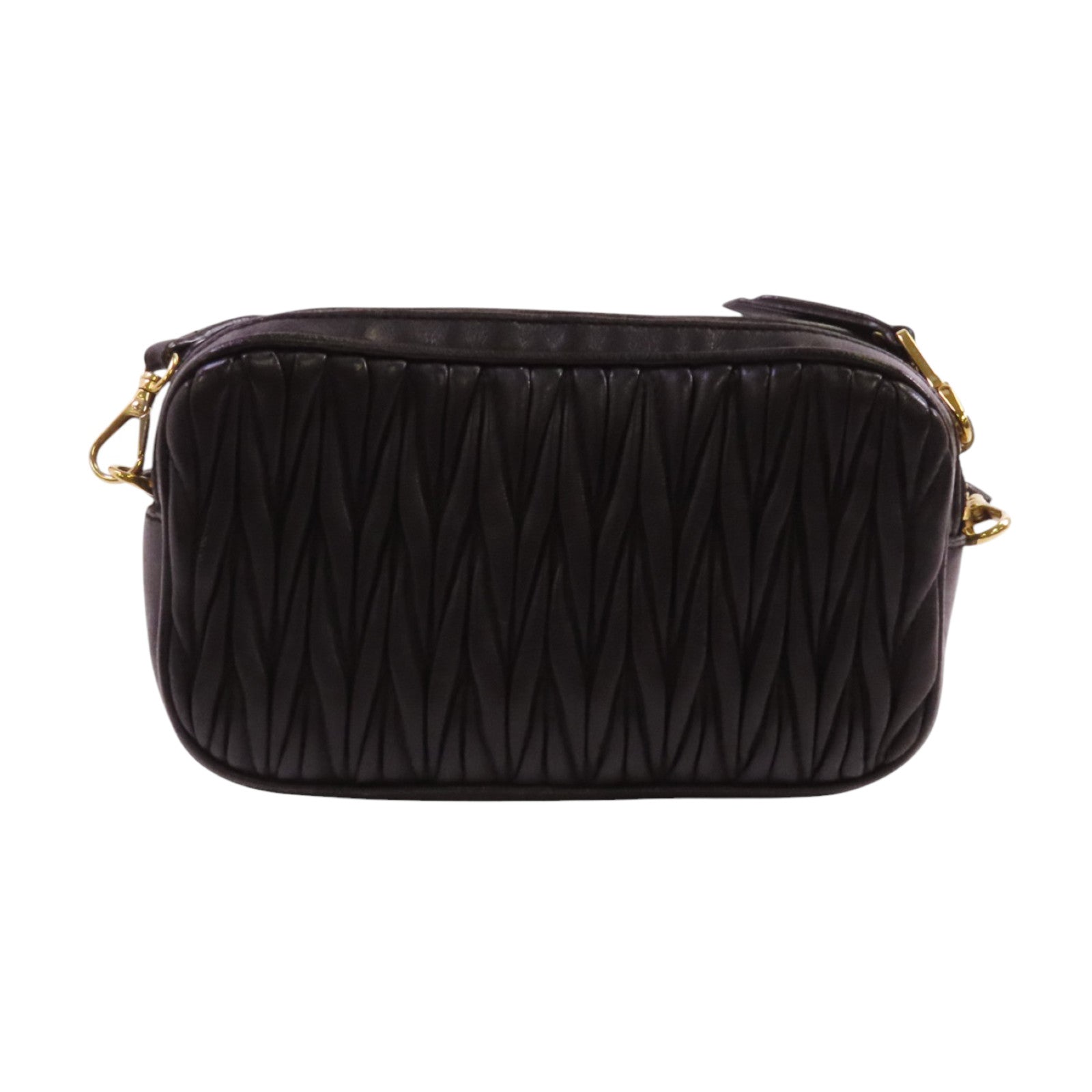Miu Miu 羊皮皮革Shoulder Bag金扣肩背袋