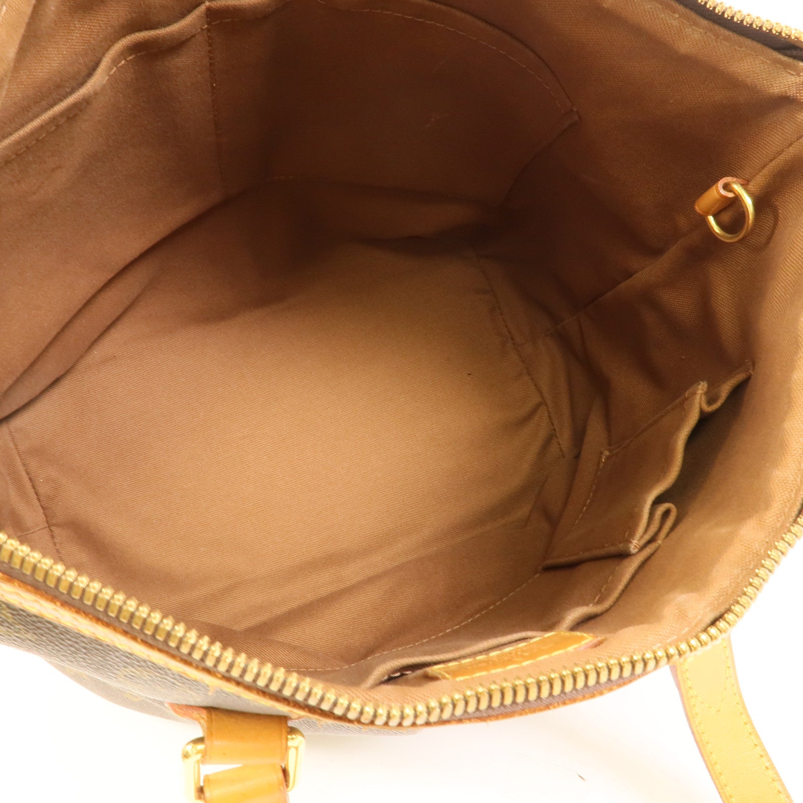 LOUIS VUITTON Monogram Palermo PM金扣手挽肩背兩用袋棕色