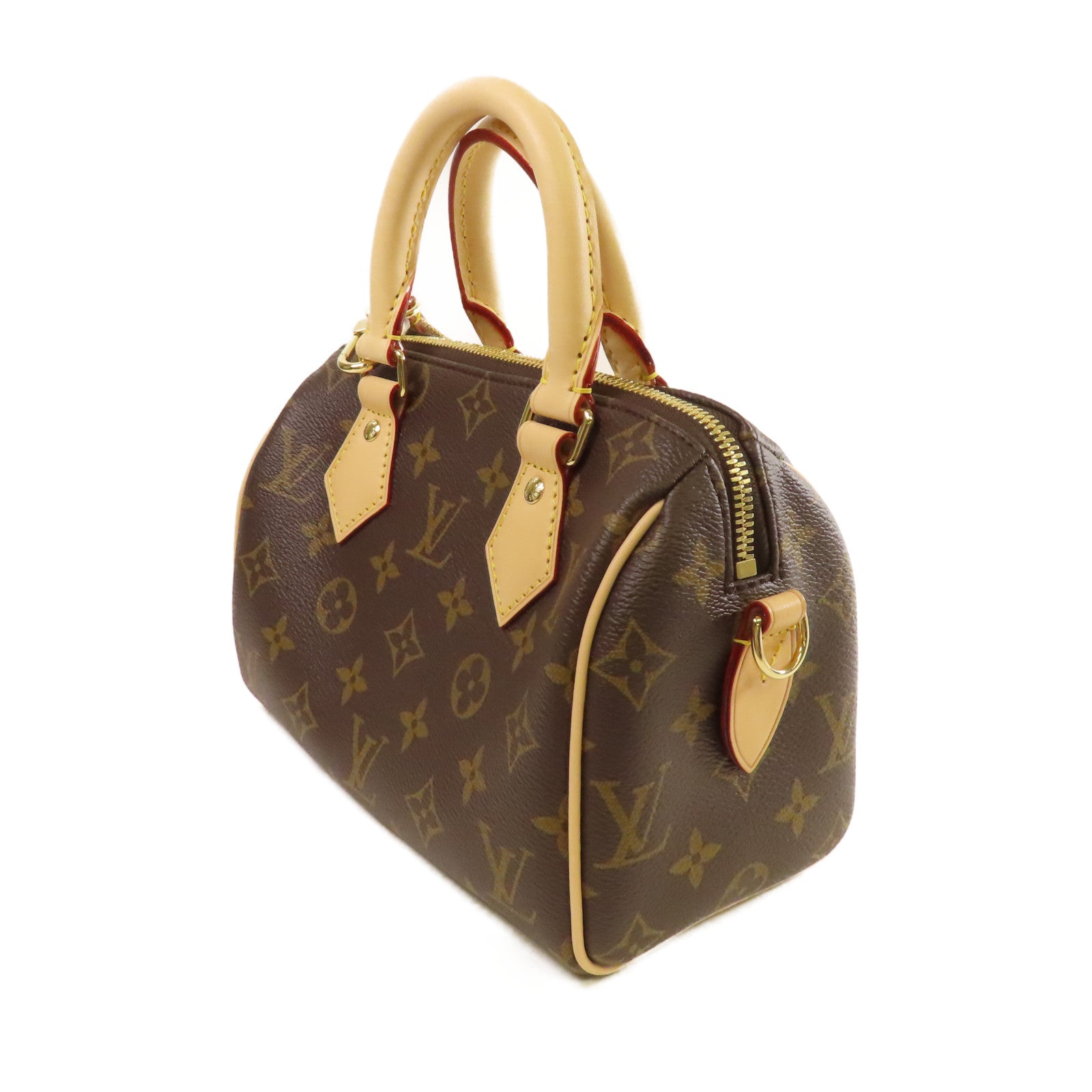 LOUIS VUITTON Monogram Speedy Bandouliere 20 2Way Shoulder Bag金扣手挽肩背兩用袋啡色