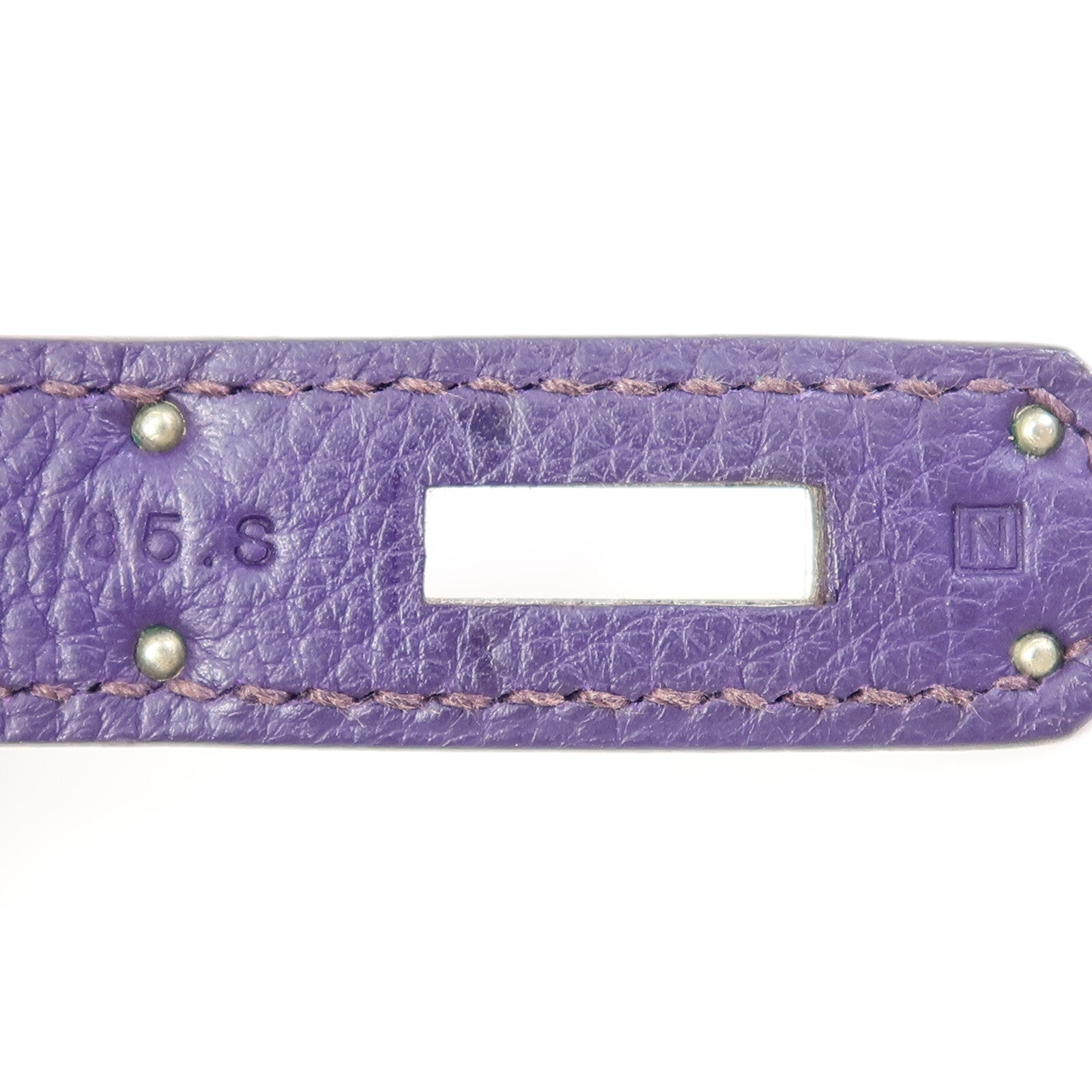 HERMES Togo皮革Kelly 35銀扣手挽肩背兩用袋Iris