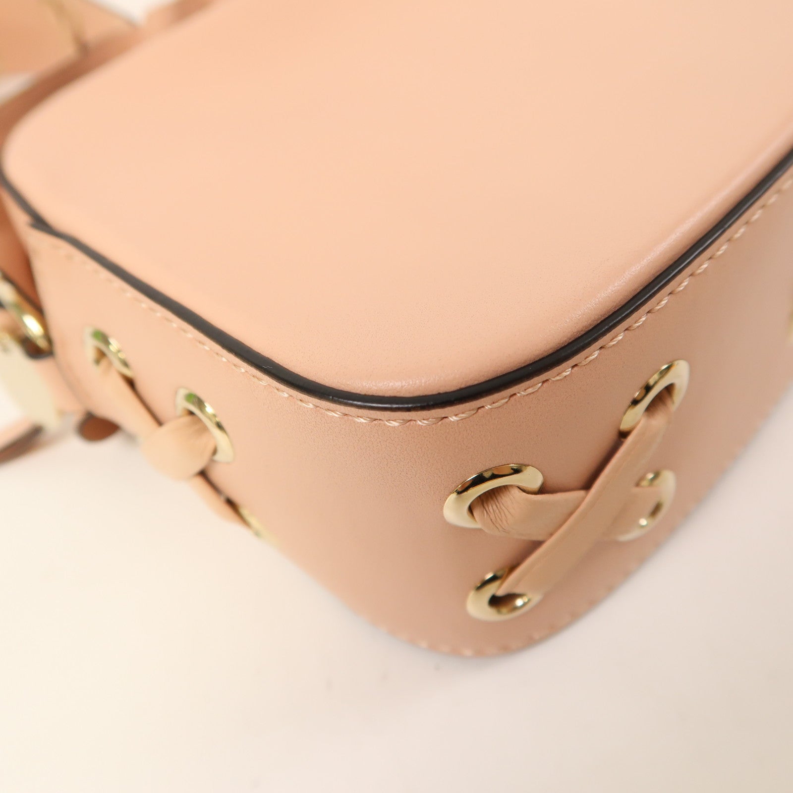 Valentino 牛皮皮革Shoulder Bag肩背袋粉紅色