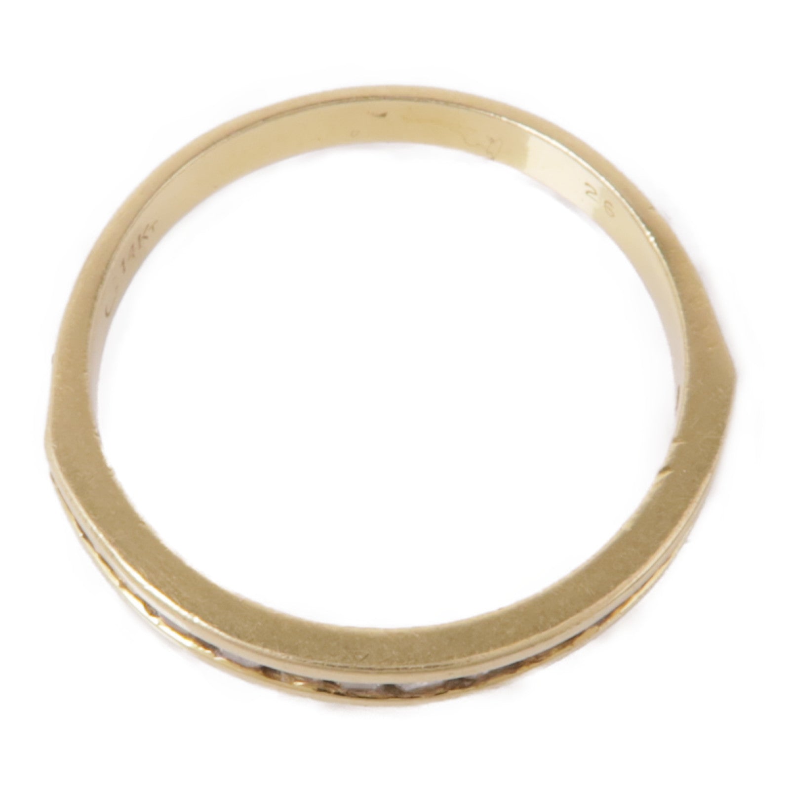 JEWELRY 14K黃金Diamond Ring鑽石戒指US#6.25