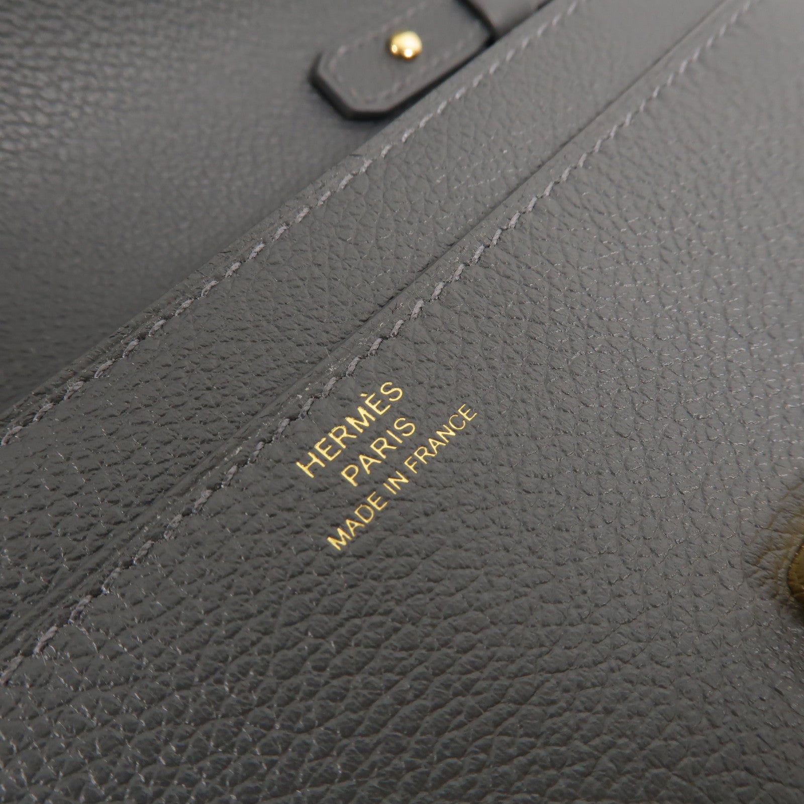 HERMES Evercolor皮革Constance To Go肩背袋Ardoise