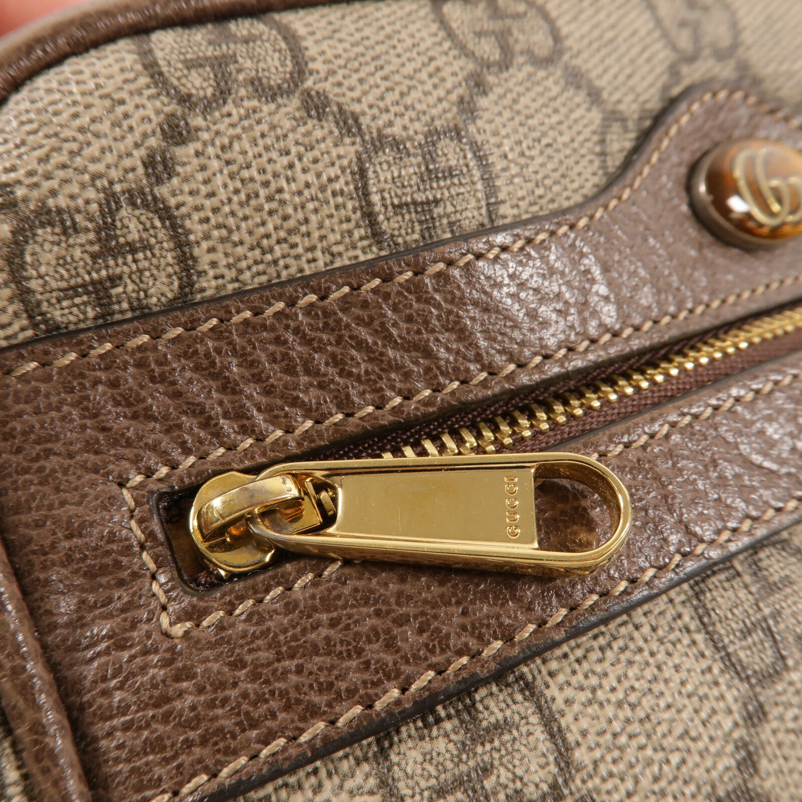GUCCI 塗層帆布Ophidia Mini肩背袋